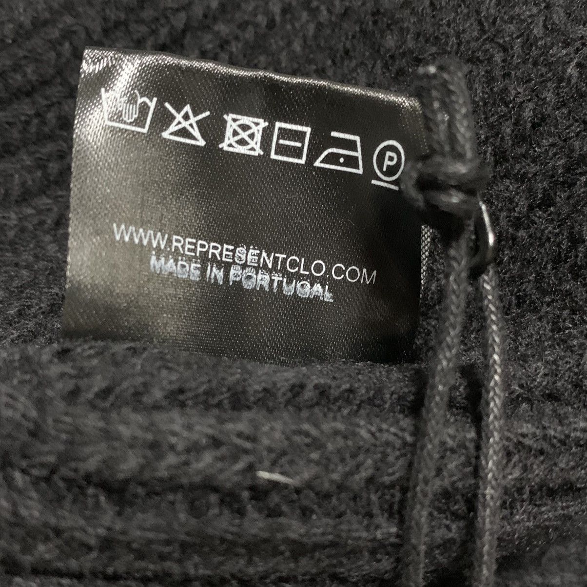 Represent Clo. Represent Beanie Black Wool Ribbed Beanie Hat Size ONE SIZE - 6 Thumbnail