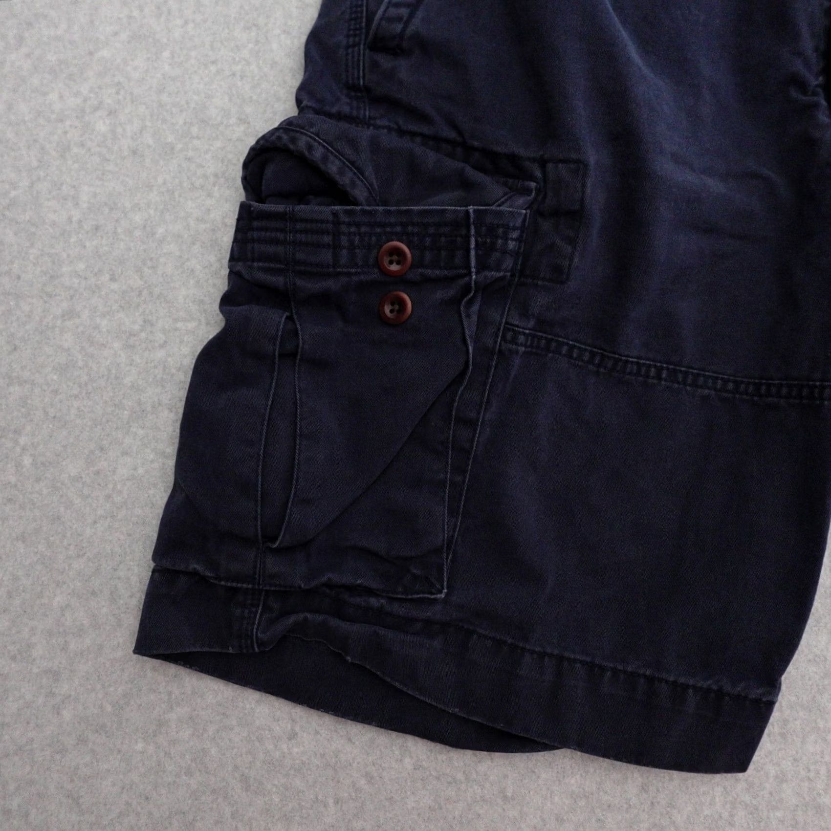 Polo Ralph Lauren VINTAGE Polo Ralph Lauren Shorts Adult Size 36 Cargo Navy Blue w Pockets Size US M / EU 48-50 / 2 - 7 Thumbnail