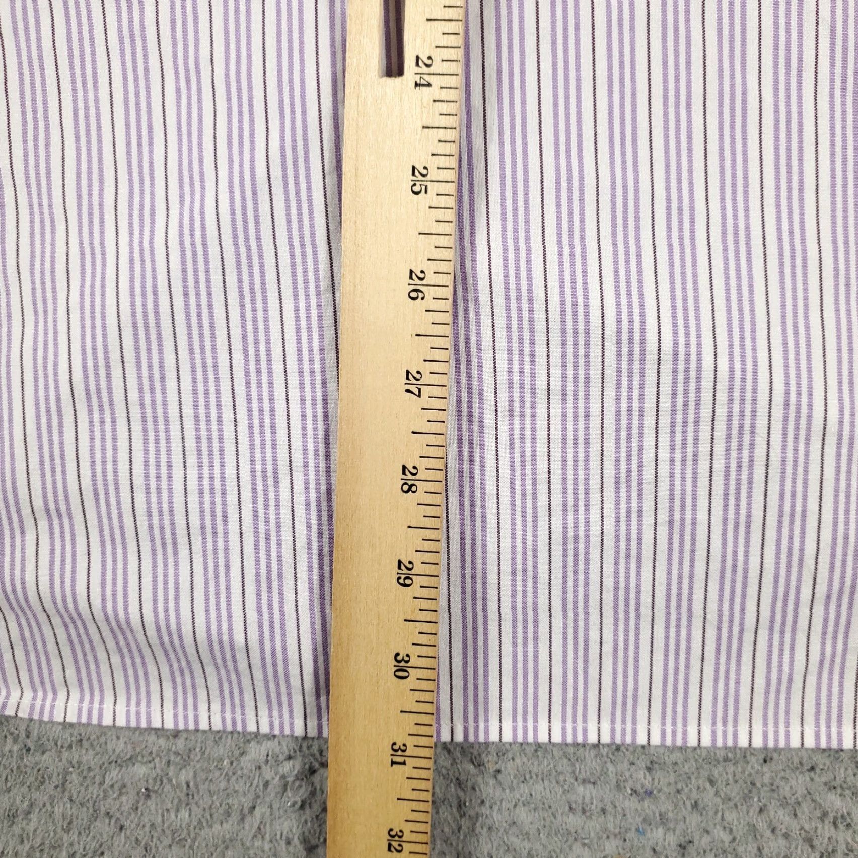 Tommy Hilfiger Tommy Hilfiger Shirt Mens L Purple Striped Button-Up Long Sleeve Casual Business Formal Party/Cocktail Workwear Size US L / EU 52-54 / 3 - 5 Thumbnail