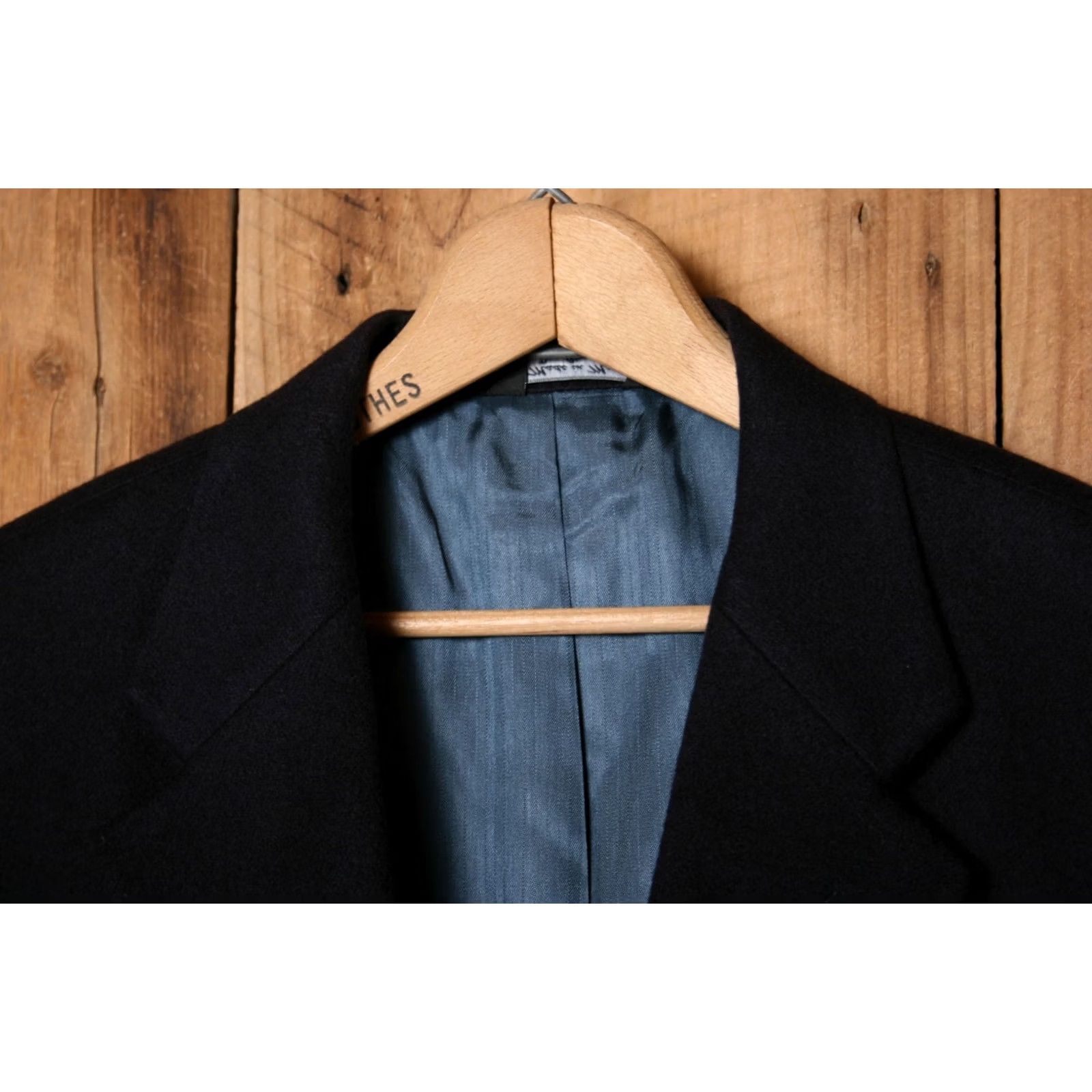 Joseph JOSEPH & LYMAN Navy Blue 100% Cashmere 2-Button Blazer Sz. 42L Mens Blazer Jacket Long Solid Vintage 42L Blue Cashmere Navy 2-Button Blazer Mens Size 42R - 2 Thumbnail