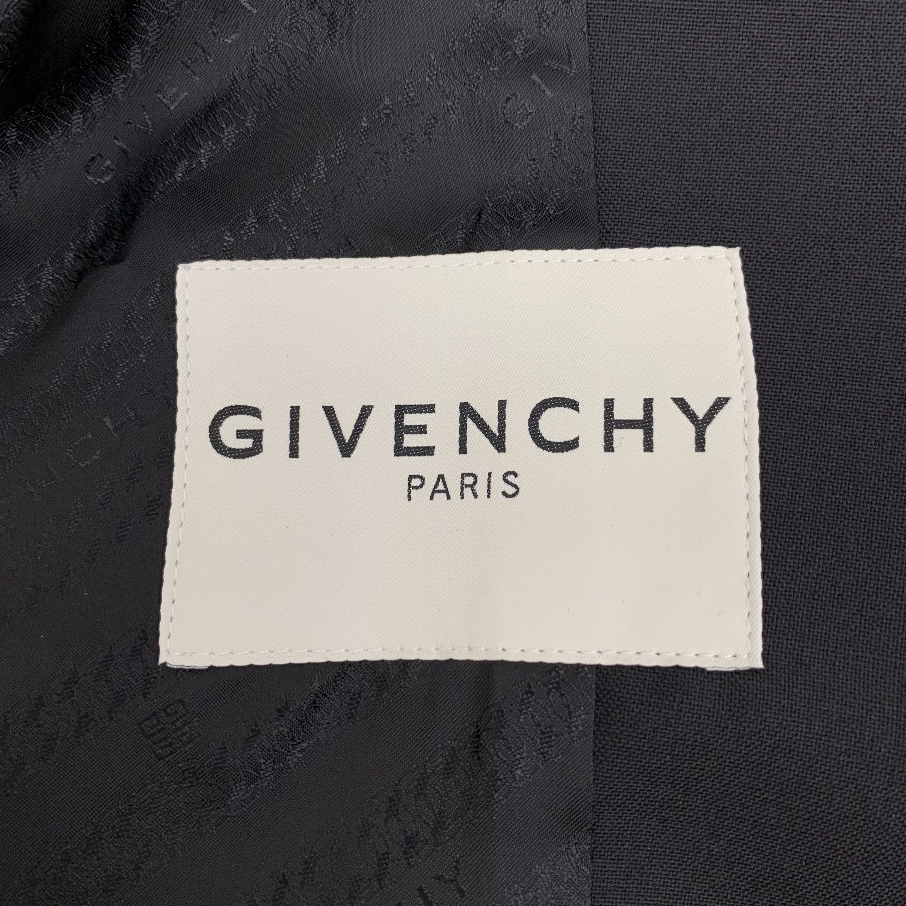 Givenchy Givenchy Blazer V-Neck Wool Black (Size XS) Size XS / US 0-2 / IT 36-38 - 5 Thumbnail