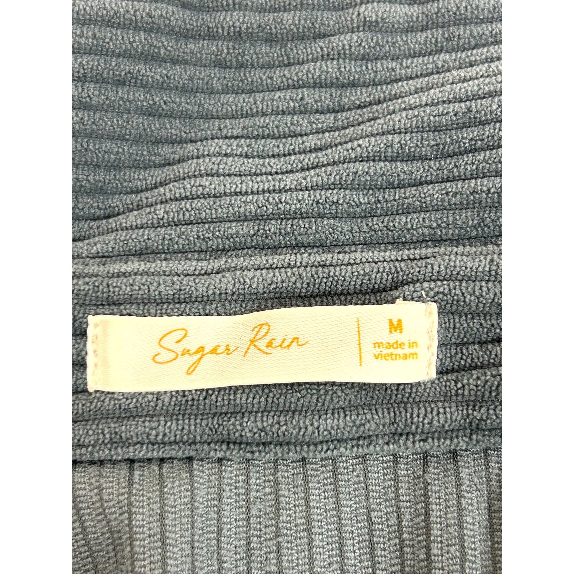 Other Sugar Rain Shacket M Greyish Blue Corduroy Shirt Jacket Coll Size M / US 6-8 / IT 42-44 - 5 Thumbnail