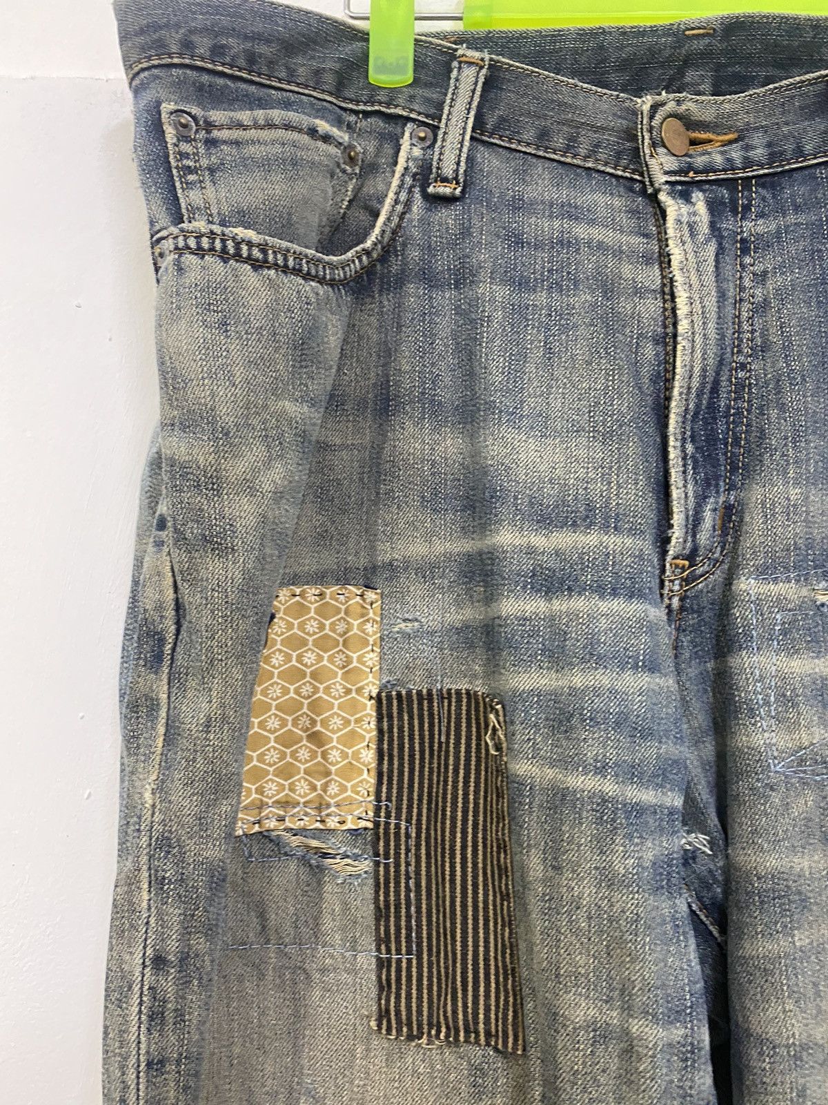 Edwin 💥VINTAGE EDWIN REWORK SHASIKO BORO JAPAN Size US 36 / EU 52 - 5 Thumbnail
