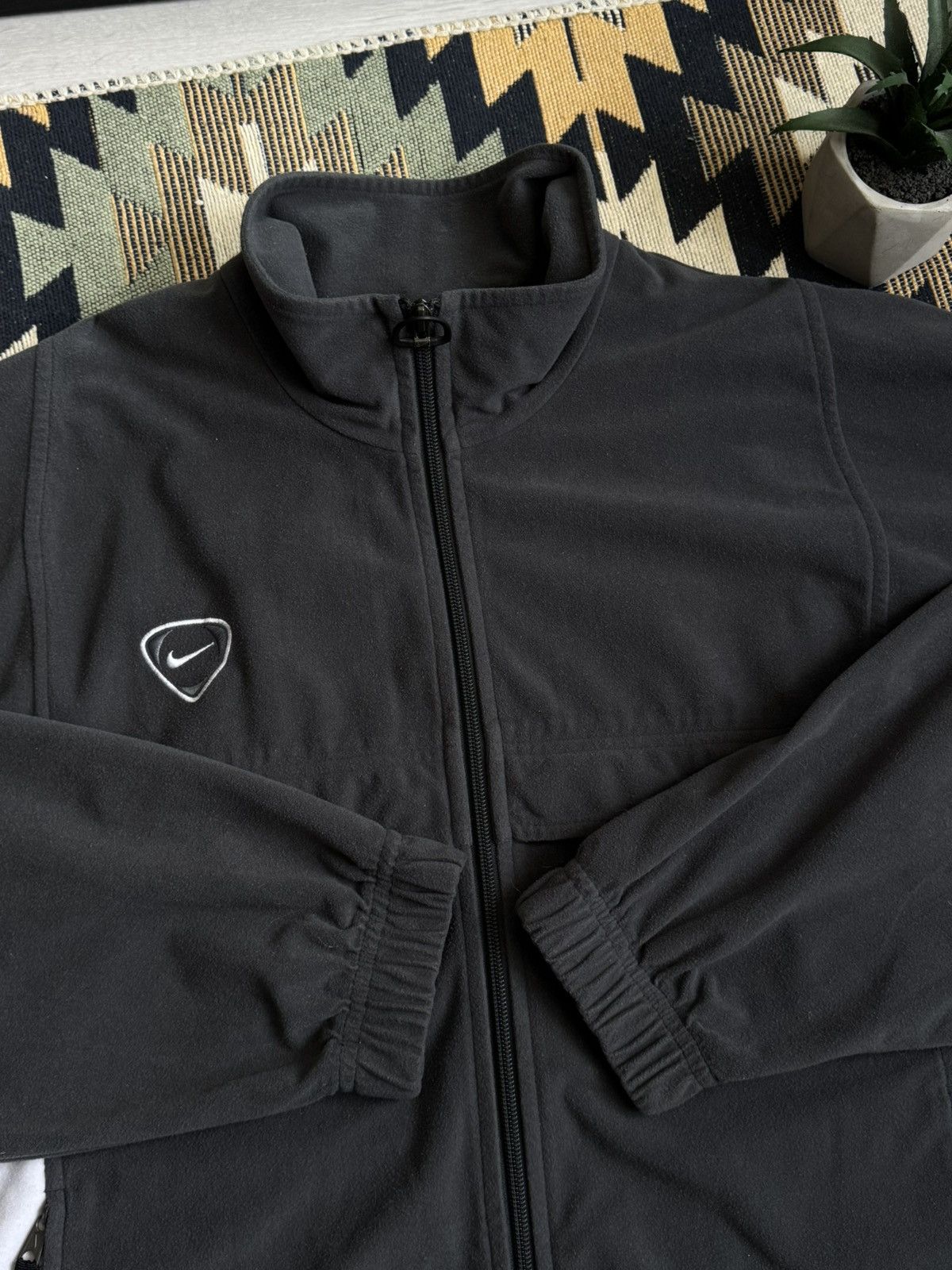 Nike Vintage Nike Full Zip Fleece Y2K Jacket Size US L / EU 52-54 / 3 - 8 Thumbnail