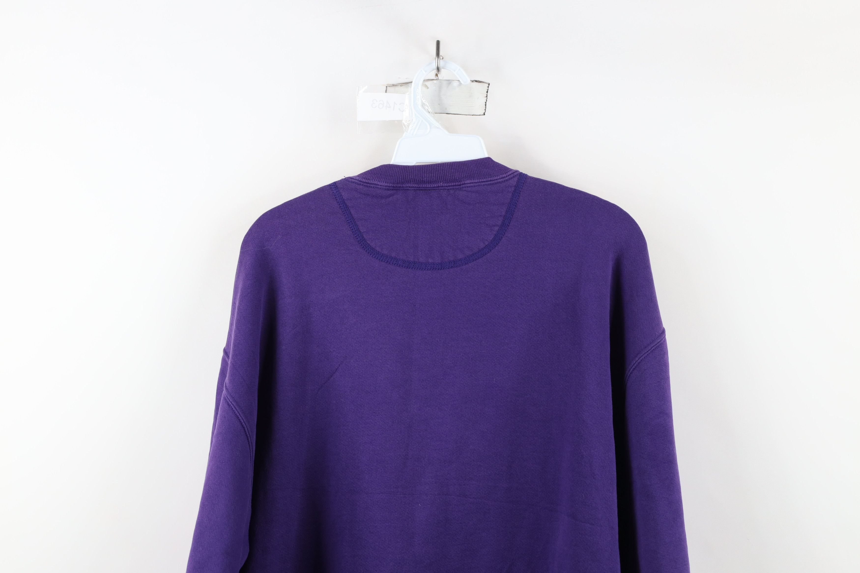 Lands' End × Vintage Vintage 90s Lands End Motorcycle Sweatshirt Purple USA Size US M / EU 48-50 / 2 - 14 Thumbnail