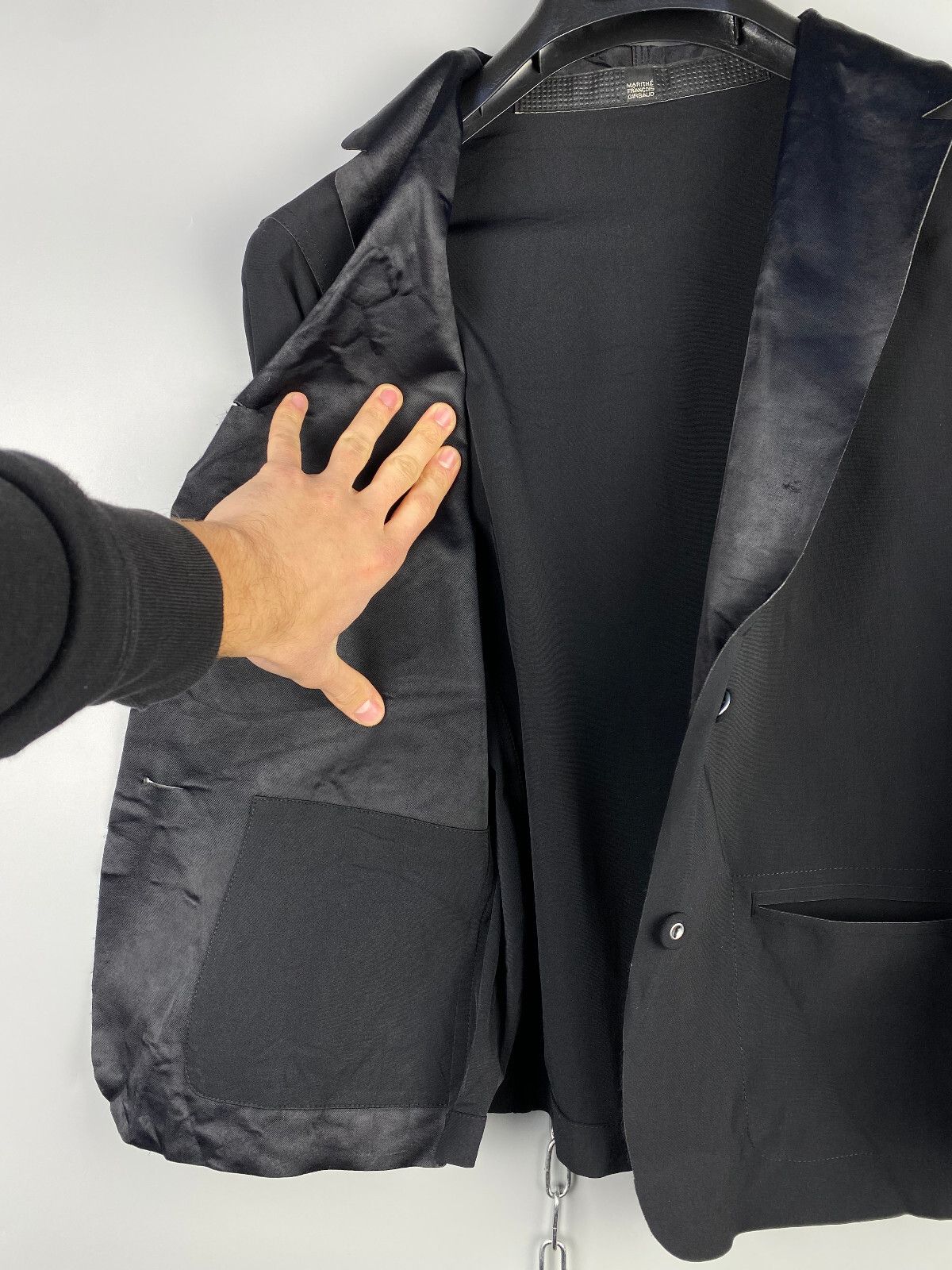 Marithe + Francois Girbaud Marithe Francois Girbaud Nylon Blazer Jacket Size S / US 4 / IT 40 - 11 Thumbnail