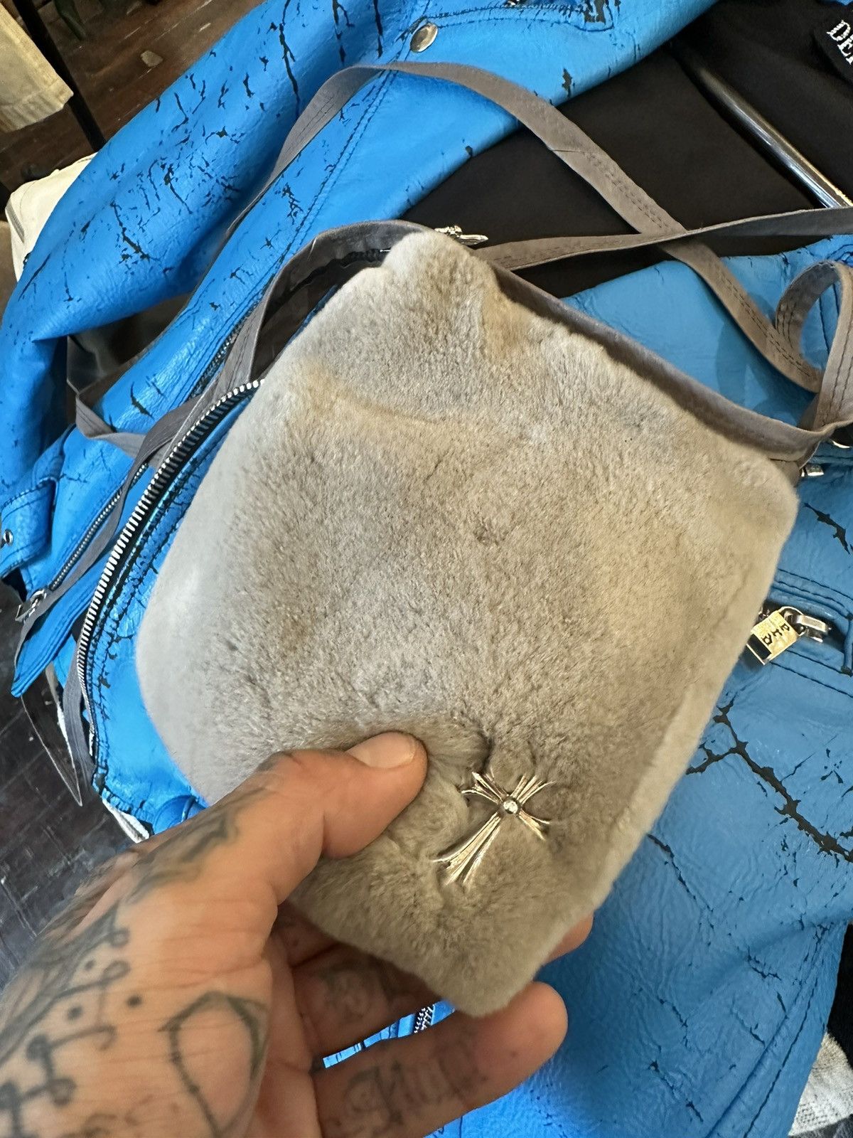 Chrome Hearts × Rick Owens 1/1 CHROME HEARTS x RICK OWENS * MINK * FUR BAG !! Size ONE SIZE - 6 Thumbnail