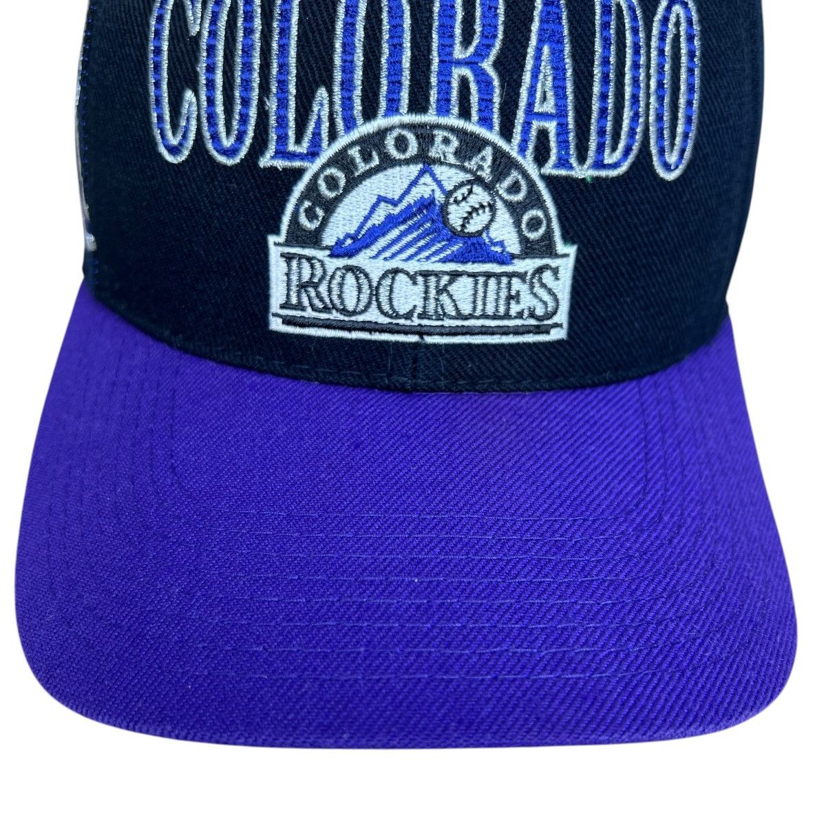 Sports Specialties 1990s MLB Colorado Rockies Sports Specialties Laser Snapback Size ONE SIZE - 3 Thumbnail