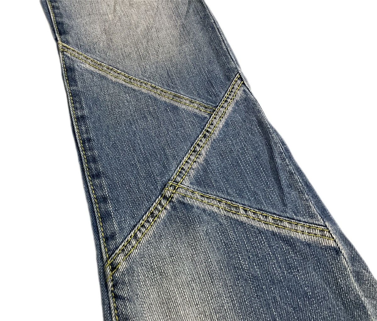 If Six Was Nine 🔥Sick Y2K Nicole Club For Men Flared Denim UK Flag Size US 30 / EU 46 - 7 Thumbnail
