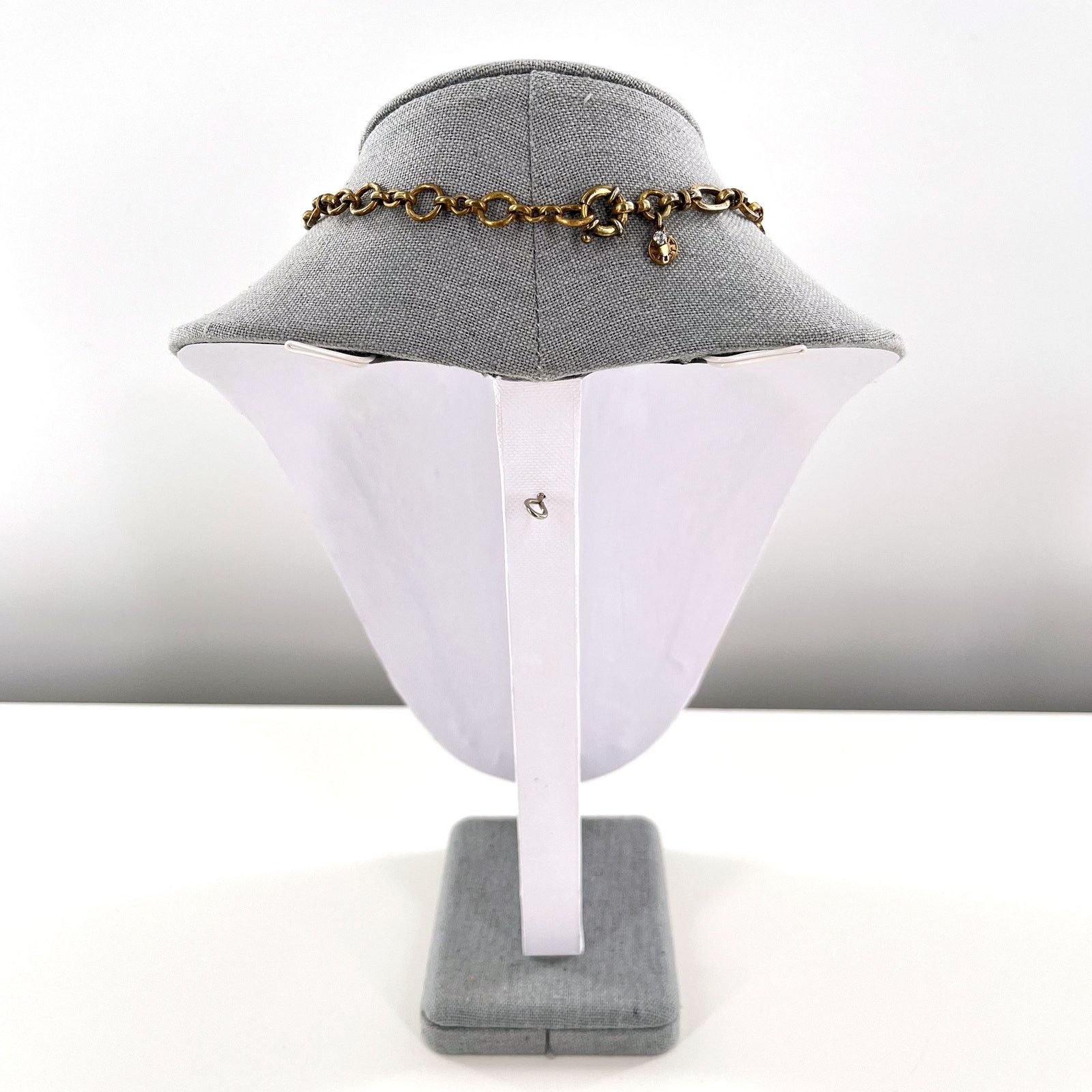 J.Crew J Crew Clear Rhinestone and Pearl Triad Statement Necklace Size ONE SIZE - 6 Thumbnail