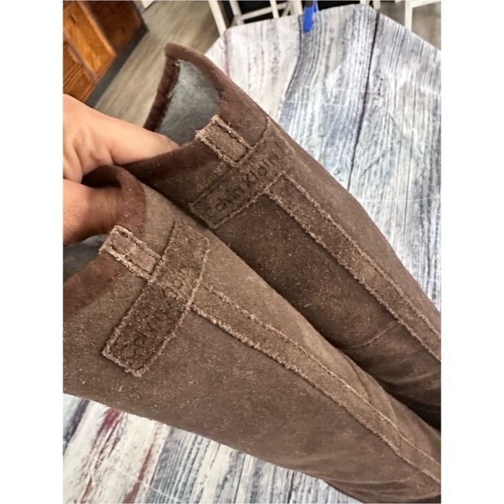 Calvin Klein Vintage Calvin Klein Women's Brown Suede Knee-High Boots Size US 7.5 / IT 37.5 - 5 Thumbnail