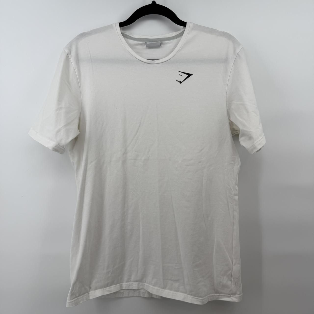 Gymshark Gymshark Men’s Cotton White Tee Large Size US L / EU 52-54 / 3 - 1 Thumbnail
