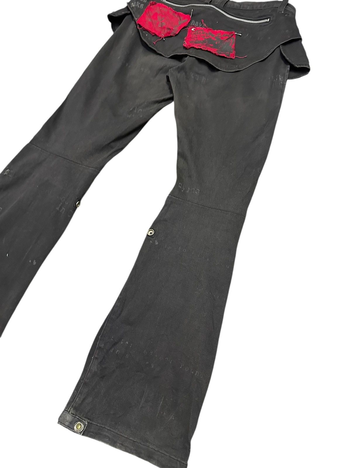 Seditionaries h.Anarchy Punk Bondage Flare Pant Size US 30 / EU 46 - 9 Thumbnail