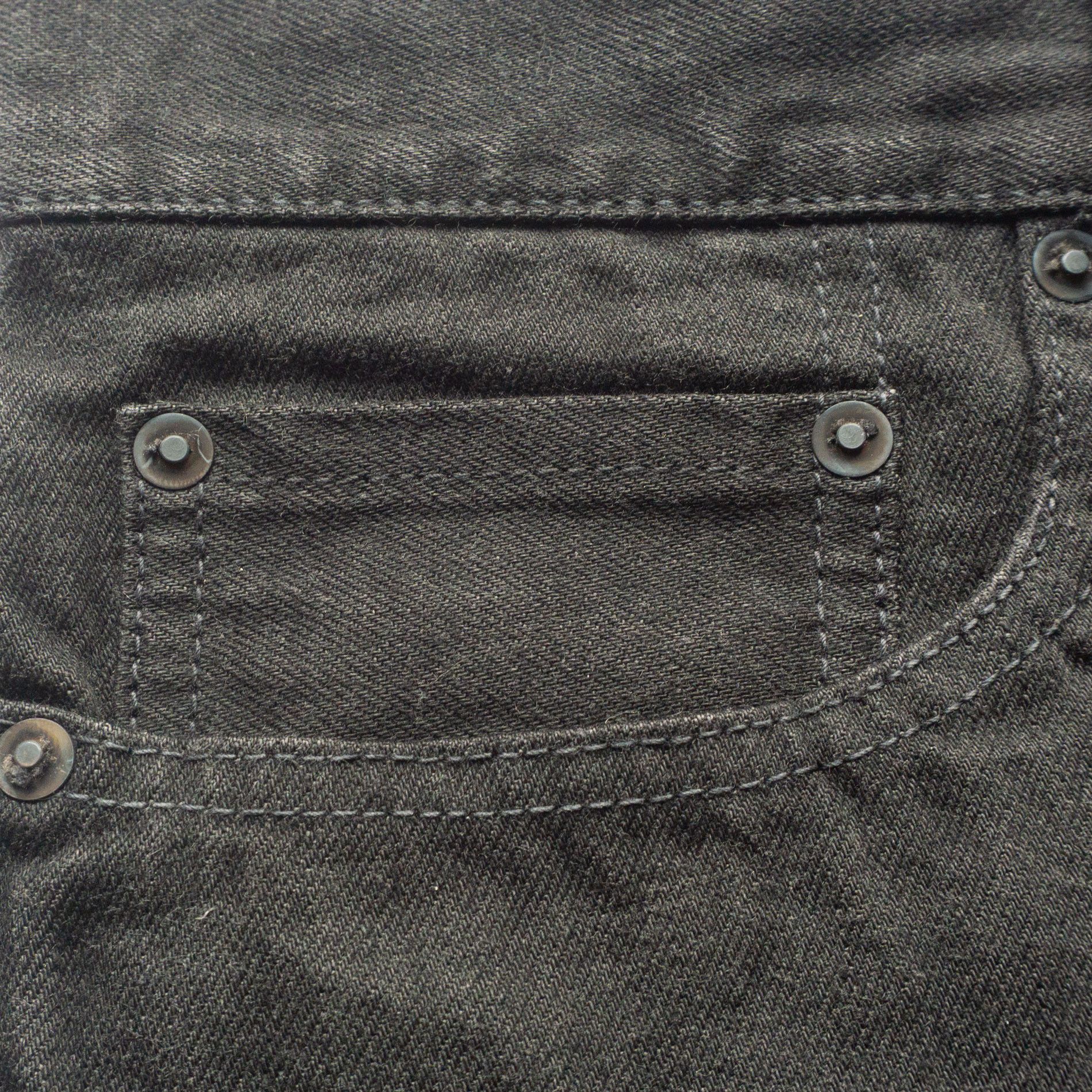 Japanese Brand AUBERGE PHIL MENPU Black Selvedge Jeans W32 x L32 Size US 32 / EU 48 - 6 Thumbnail