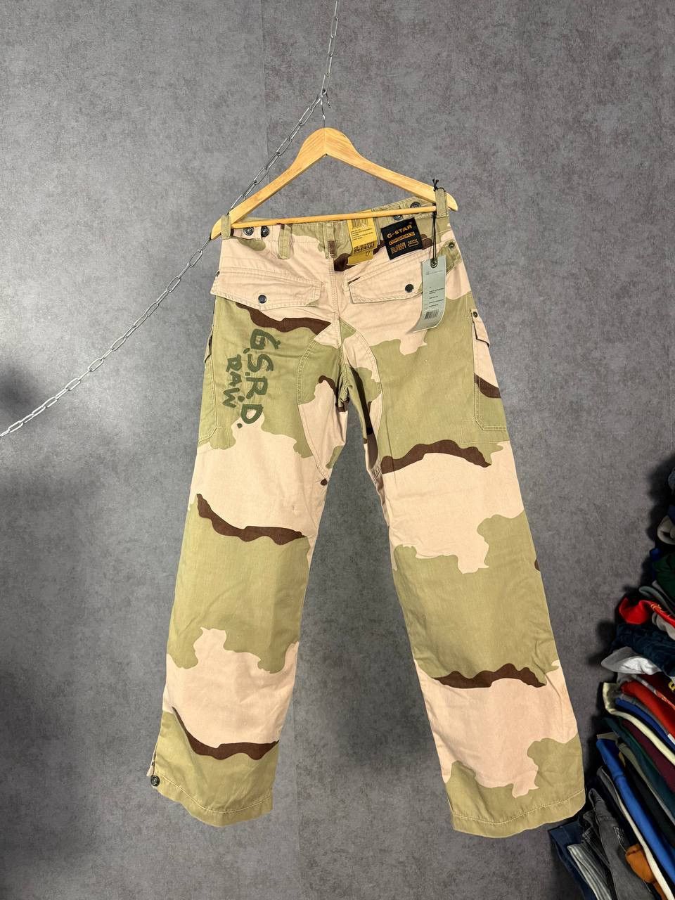 G-Star G Star camo designer vintage cargo pants Size US 30 / EU 46 - 9 Thumbnail