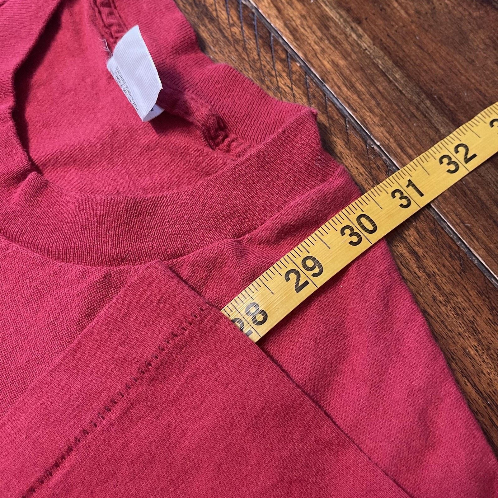 Fruit Of The Loom Vtg Fruit of the Loom Shirt XL Red Pocket 100% Cotton USA Size US XL / EU 56 / 4 - 8 Thumbnail