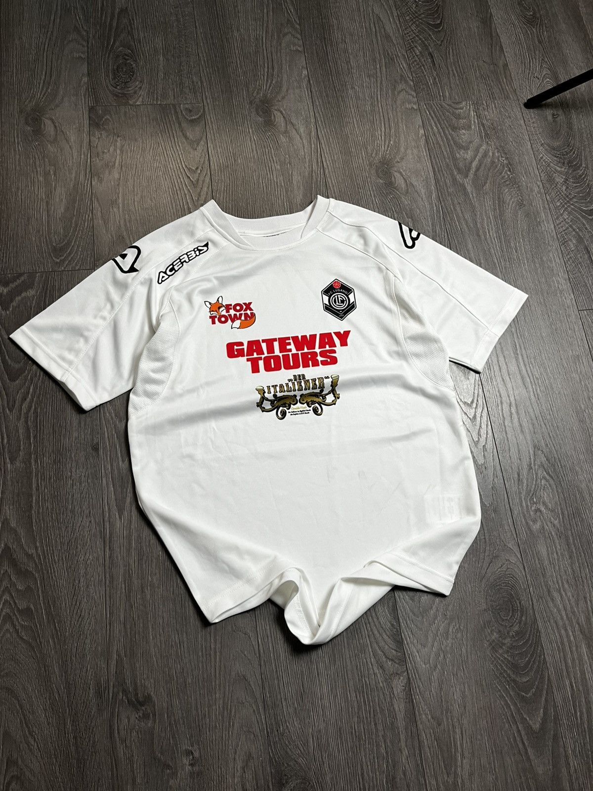 Vintage FC Lugano x Acerbis Switzerland Soccer Jersey Fox Town Size US S / EU 44-46 / 1 - 1 Thumbnail