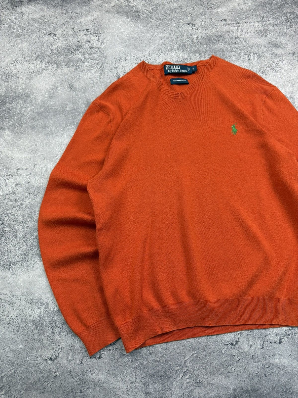 Polo Ralph Lauren Vintage Polo Ralph Lauren Orange Sweater Size US S / EU 44-46 / 1 - 6 Thumbnail