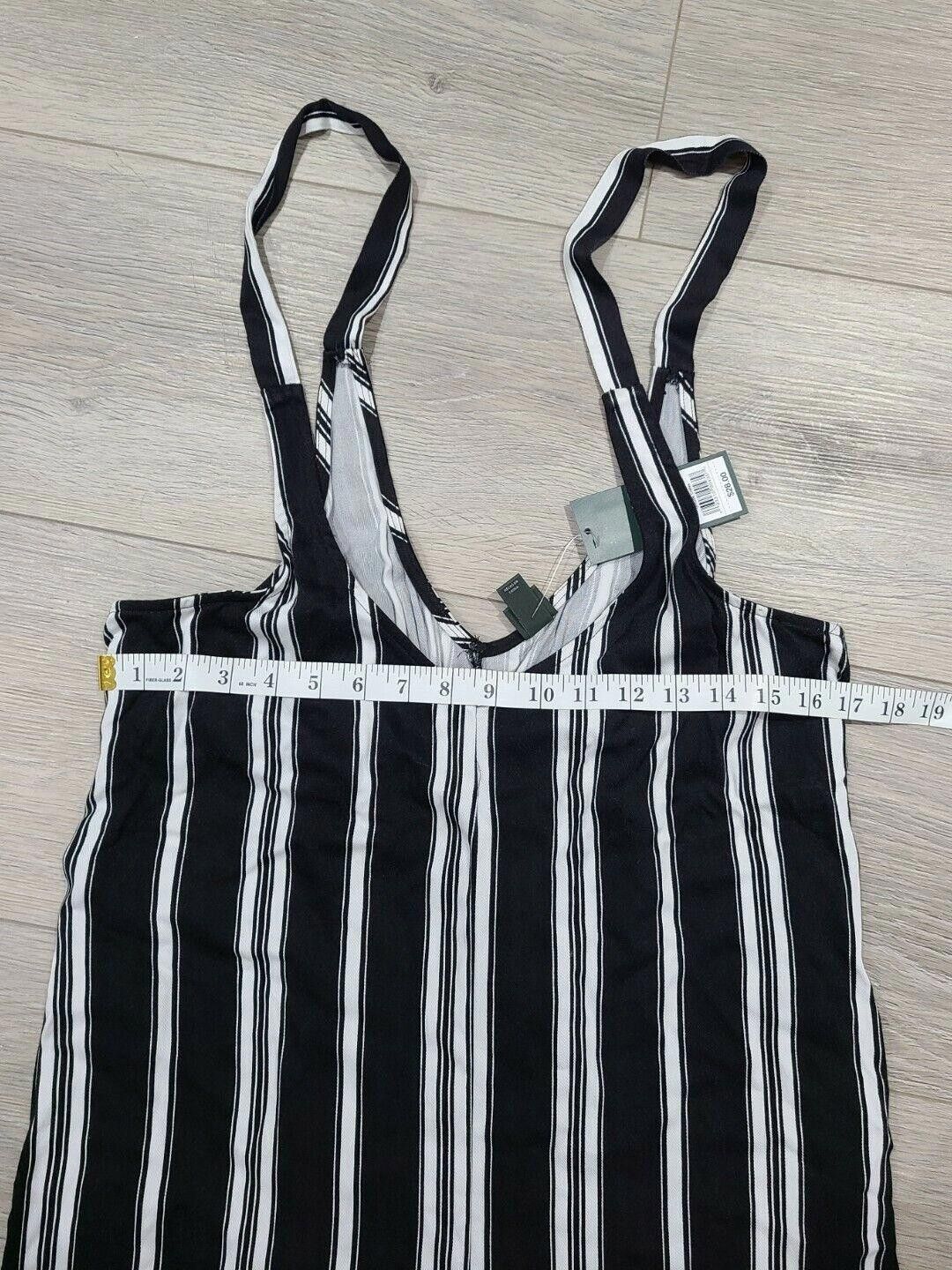 Designer Wild Fable Romper Jumpsuit Large Black Low Cut Wide Leg Size 36" / US 14 / IT 50 - 6 Thumbnail