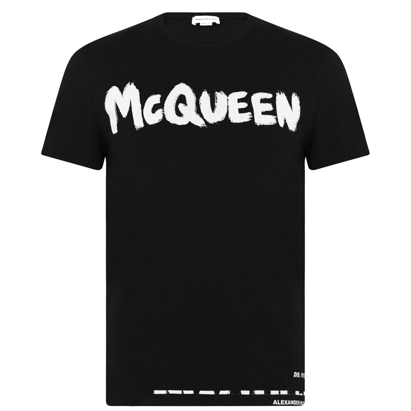 Alexander McQueen o1g2r1mq0326 Graffiti T-Shirt in Black Size US S / EU 44-46 / 1 - 1 Thumbnail