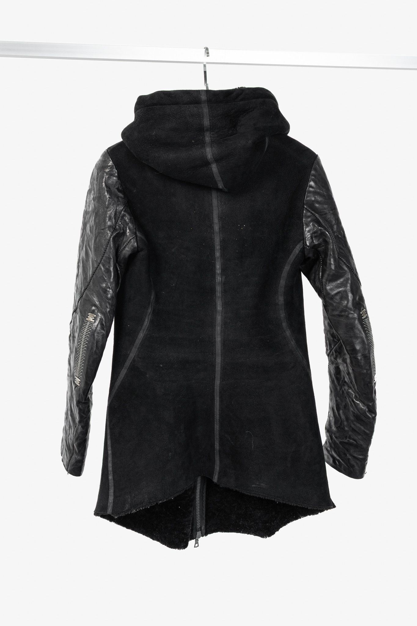 Isaac Sellam Experience Isaac Sellam Experience Arnaqueuse Hooded Shearling Coat Size S / US 4 / IT 40 - 2 Thumbnail