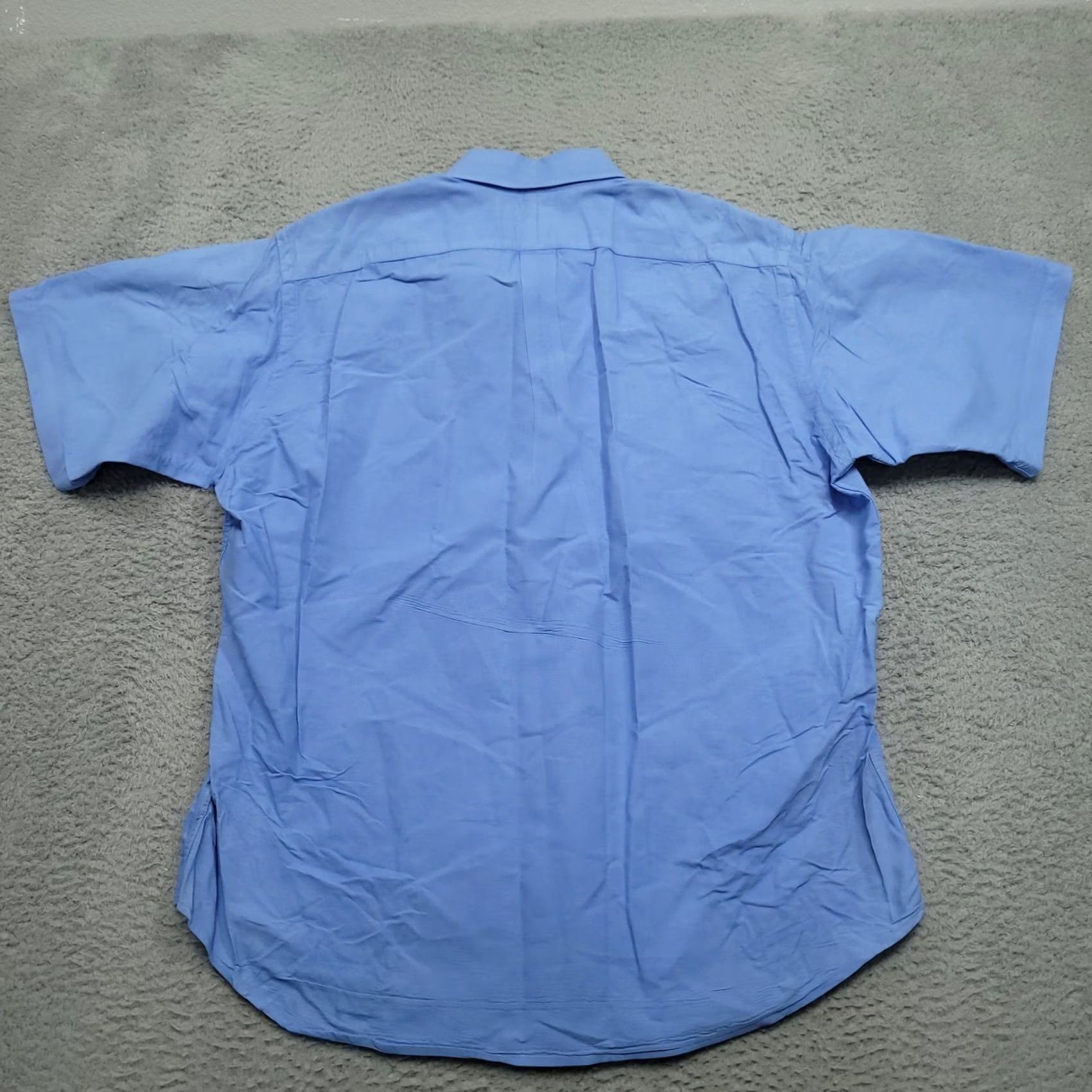 Ralph Lauren Ralph Lauren Blue Short Sleeve Button-Down Shirt - L Mens Size US L / EU 52-54 / 3 - 2 Thumbnail
