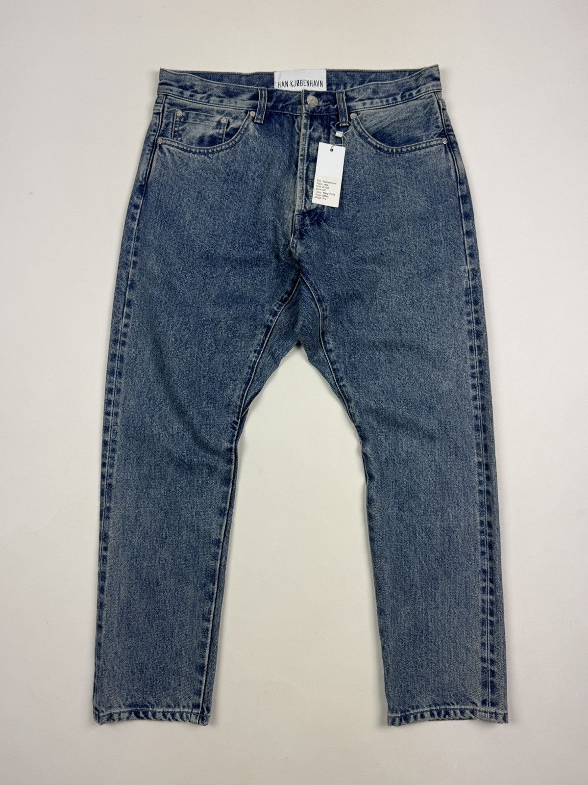 Han Kjobenhavn New! Han Kjobenhavn Drop Crotch Washed Selvage Denim Jeans Size US 30 / EU 46 - 1 Thumbnail
