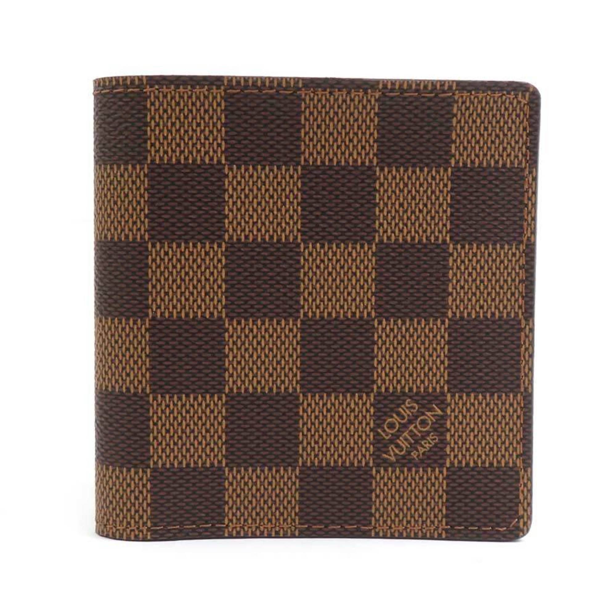 Louis Vuitton Louis Vuitton Damier Canvas Wallet, Porte-Biere, 6 Carte de Credit, Canvas, Ebene, N61666, r10808j Size ONE SIZE - 1 Thumbnail