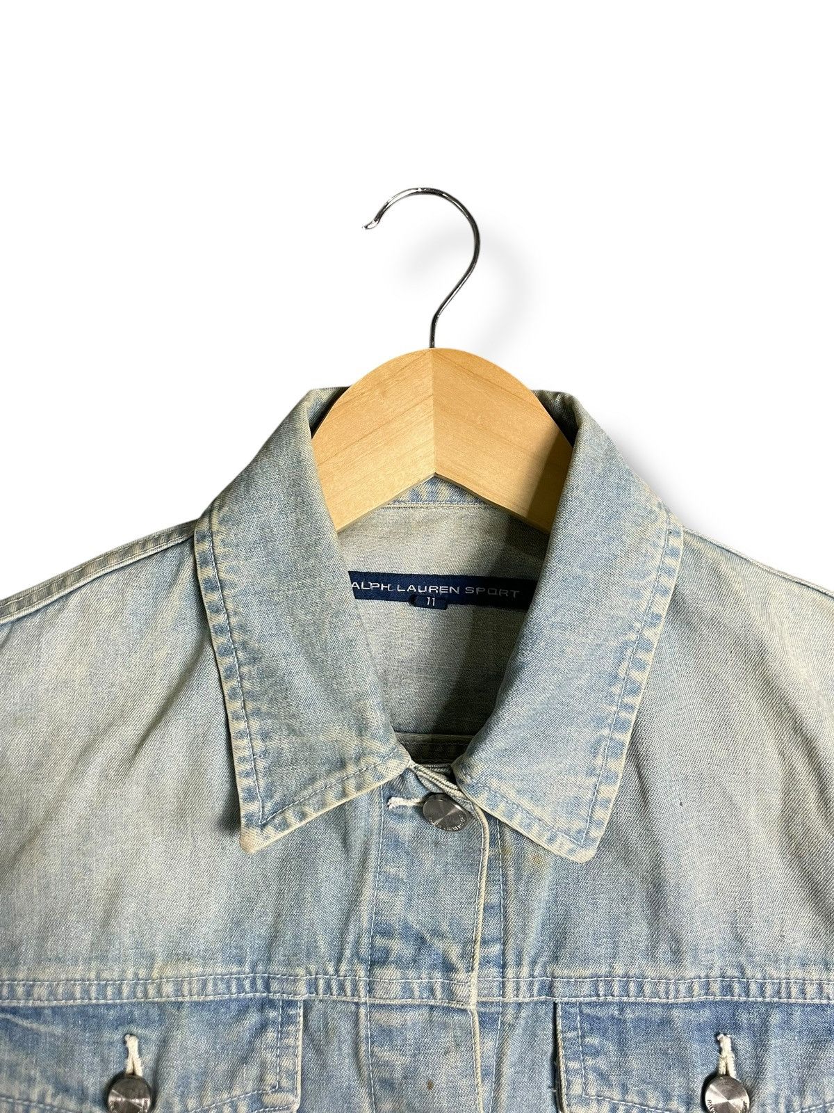 Ralph Lauren × Vintage Ralph Lauren x Cropped Denim Jacket (24) Size US S / EU 44-46 / 1 - 3 Thumbnail