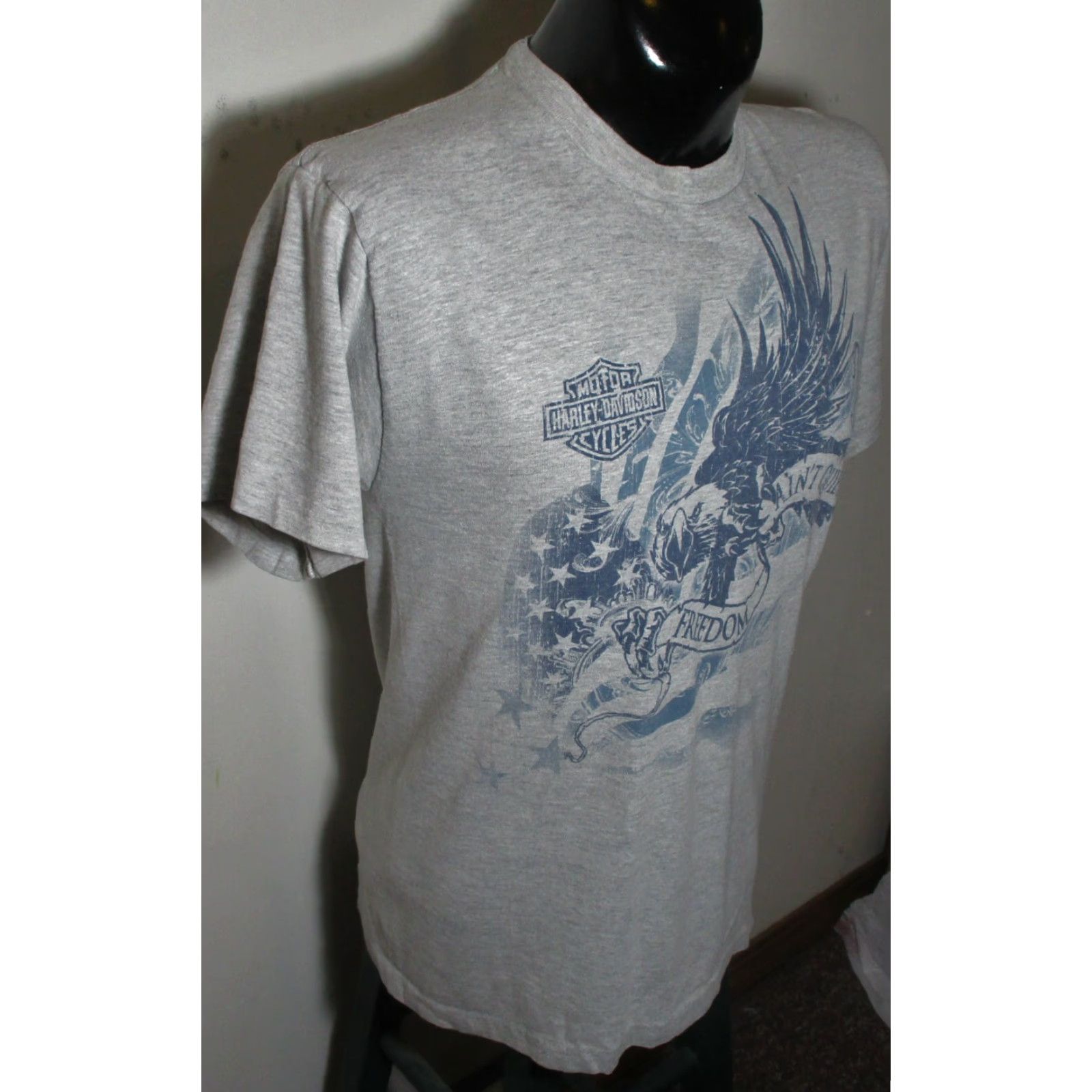 Harley Davidson HARLEY DAVIDSON Gray Short Sleeve T-Shirt Size M Size US M / EU 48-50 / 2 - 3 Thumbnail