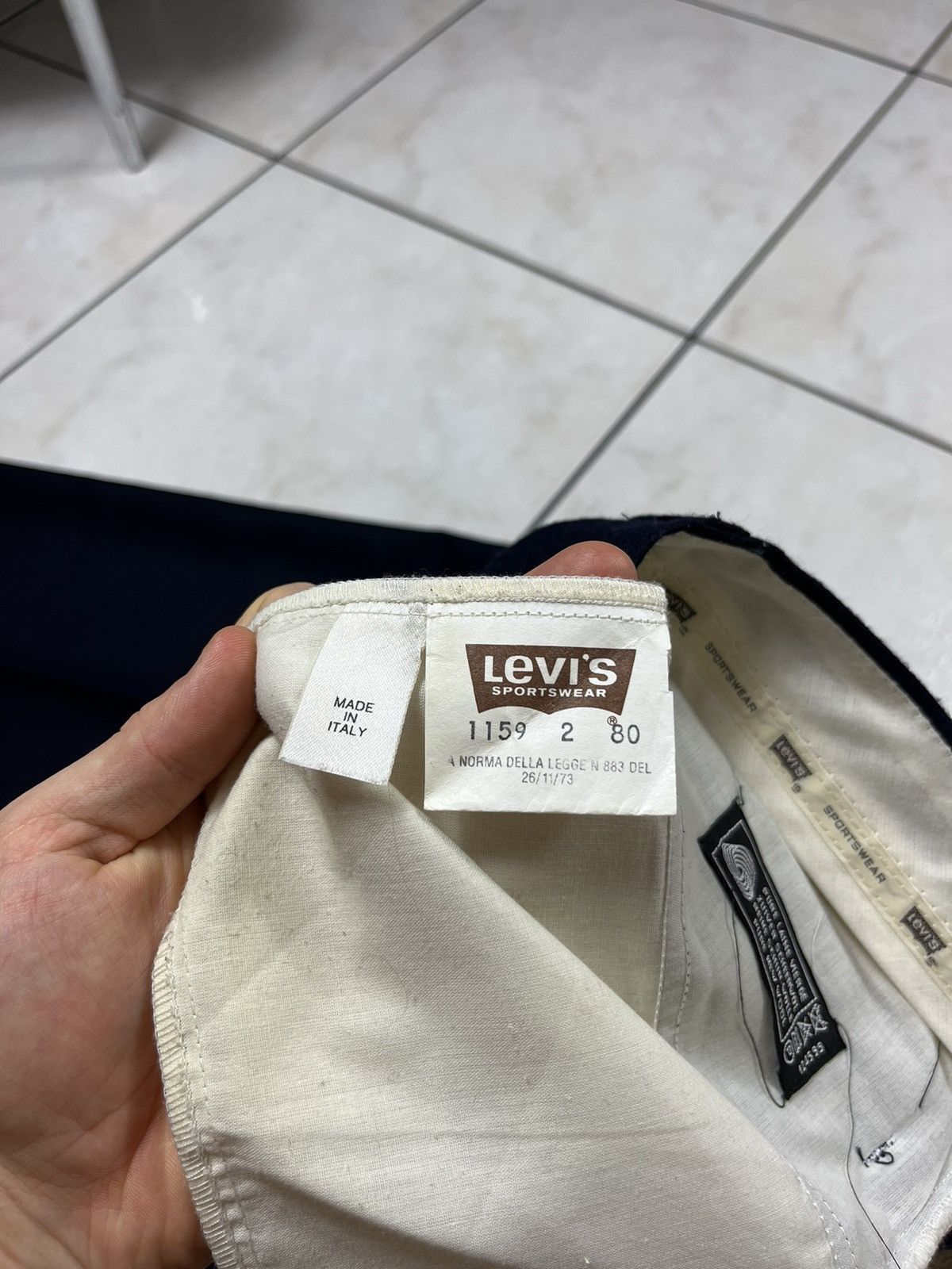 Levi's × Levi's Vintage Clothing × Vintage Vintage Levi’s 70s wool crease classic pants casual trousers Size US 34 / EU 50 - 23 Thumbnail