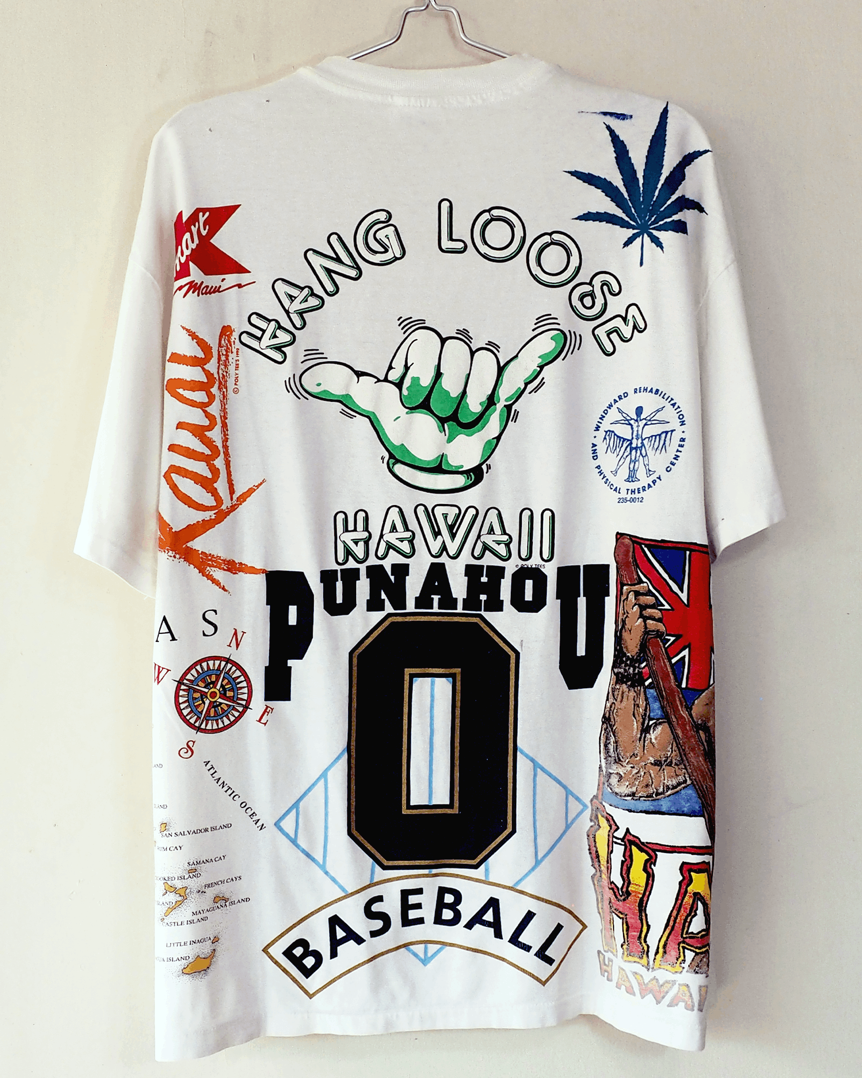 Vintage Vintage 1990s Hawaii Themed Test Print Shirt XL Size US XL / EU 56 / 4 - 11 Thumbnail