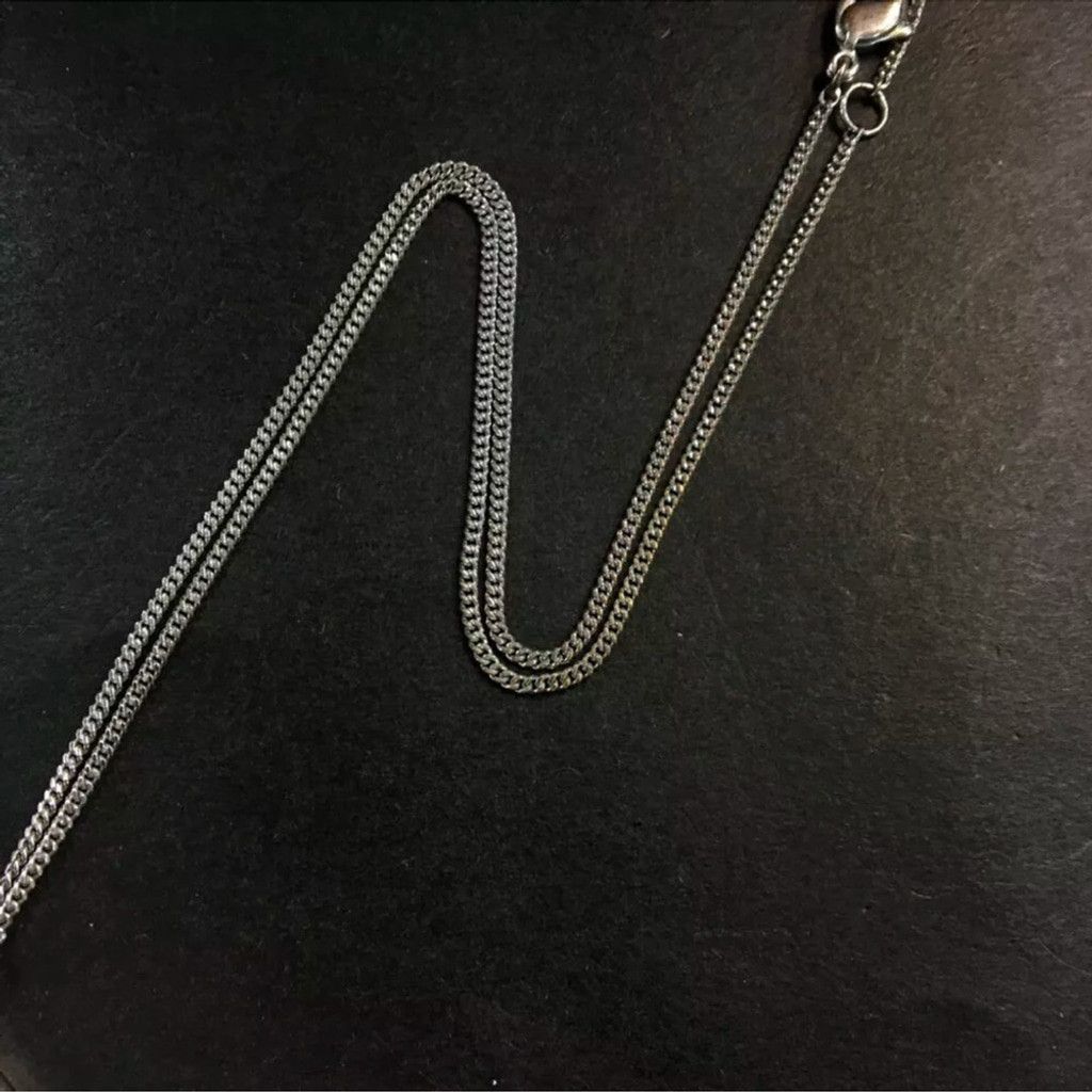 Dior Rare Christian Dior D Logo Crystals in Silver Tone Necklace Size ONE SIZE - 4 Thumbnail