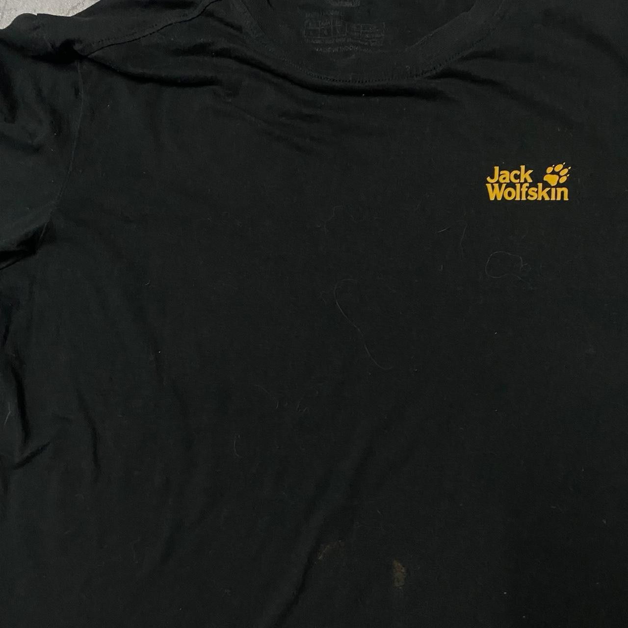 Jack Wolfskin Black and yellow Jack Wolfskin streetwear tee #streetwear Size US L / EU 52-54 / 3 - 4 Thumbnail