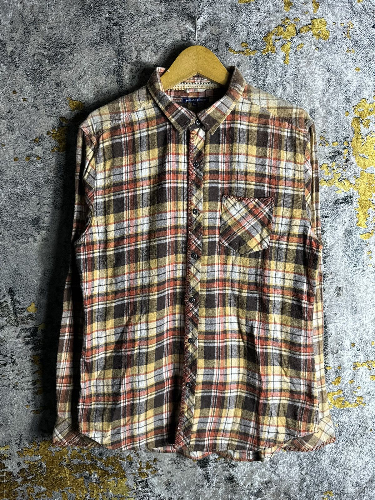 20471120 UNDEFINED OUTER SEAM WESTERN SHIRT SEMANTIC DESIGN LGB STYLE Size US L / EU 52-54 / 3 - 2 Thumbnail