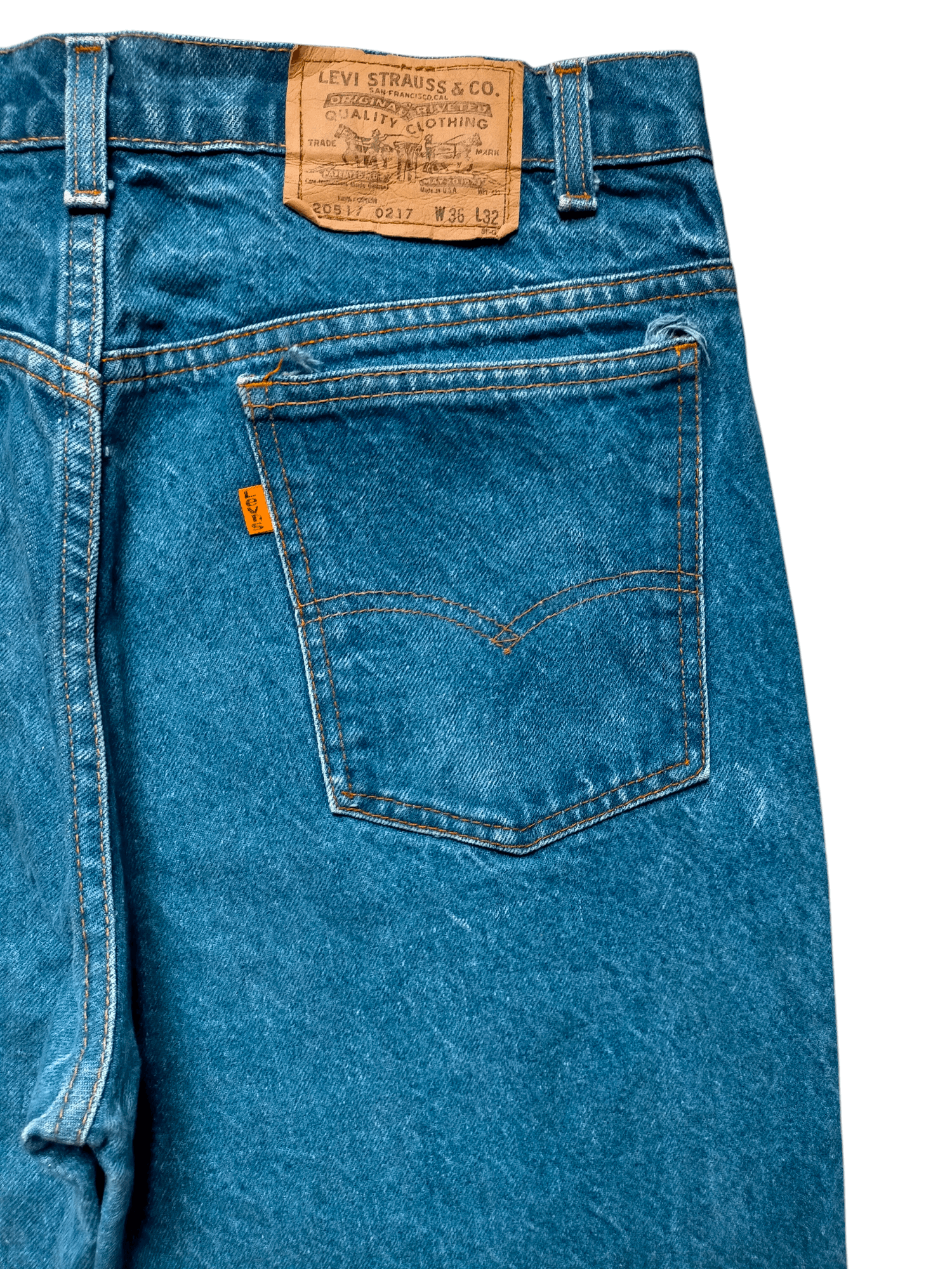 Levi's Vintage 80s Levis 517 Flare Jeans Boot Cut Denim Size US 34 / EU 50 - 11 Thumbnail