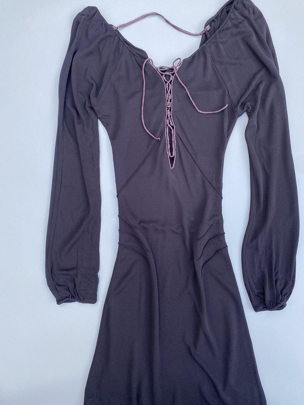Gucci Rare! F/W 2002- Gucci - Tom Ford- Lace-Up Corset Mini Dress Size S / US 4 / IT 40 - 11 Thumbnail