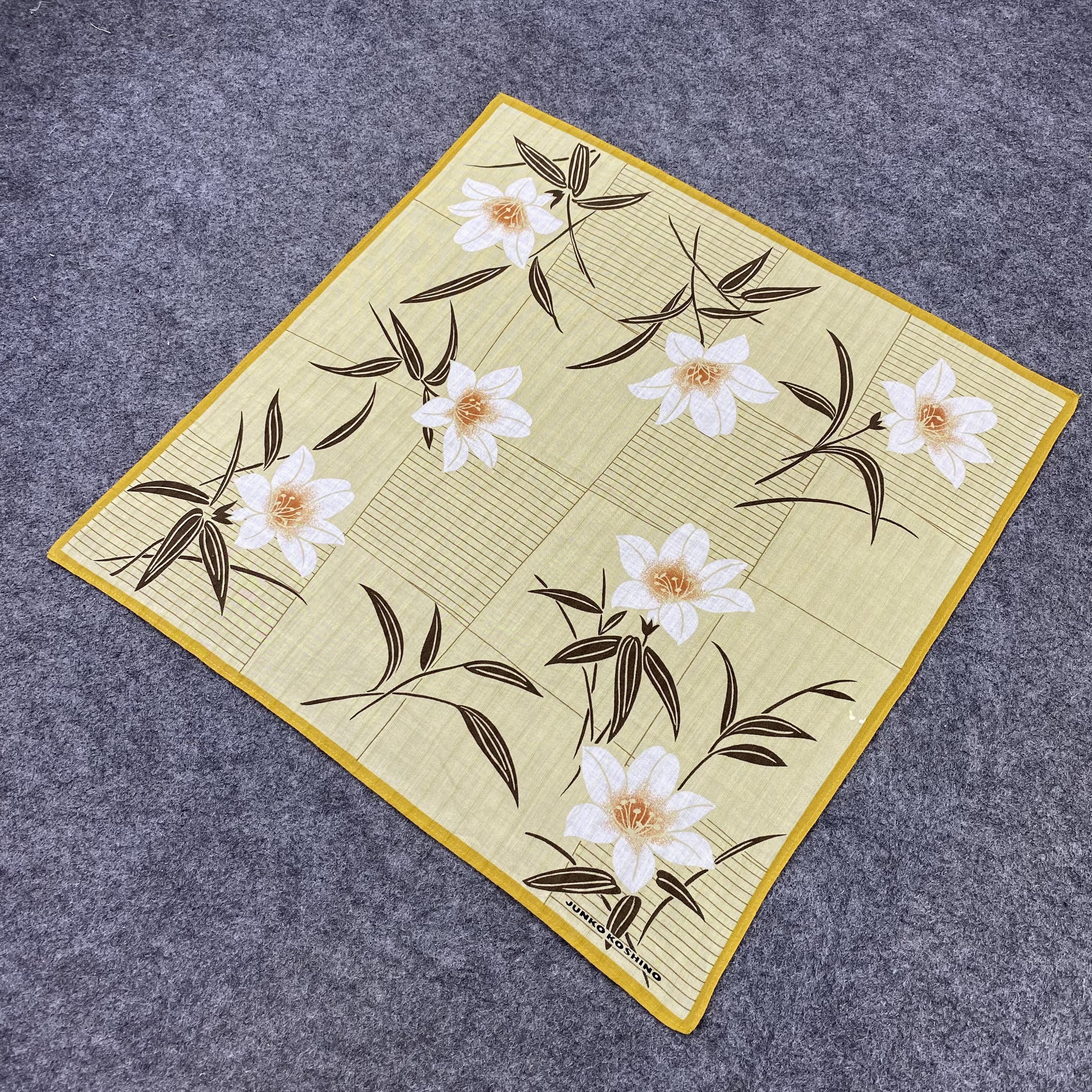 Japanese Brand Junko Koshino Handkerchief Neckerchief Bandana-B1904 Size ONE SIZE - 4 Thumbnail