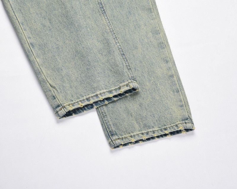 Japanese Brand × Jean High street blue washed ink classic slim jeans y2k Size US 32 / EU 48 - 5 Thumbnail