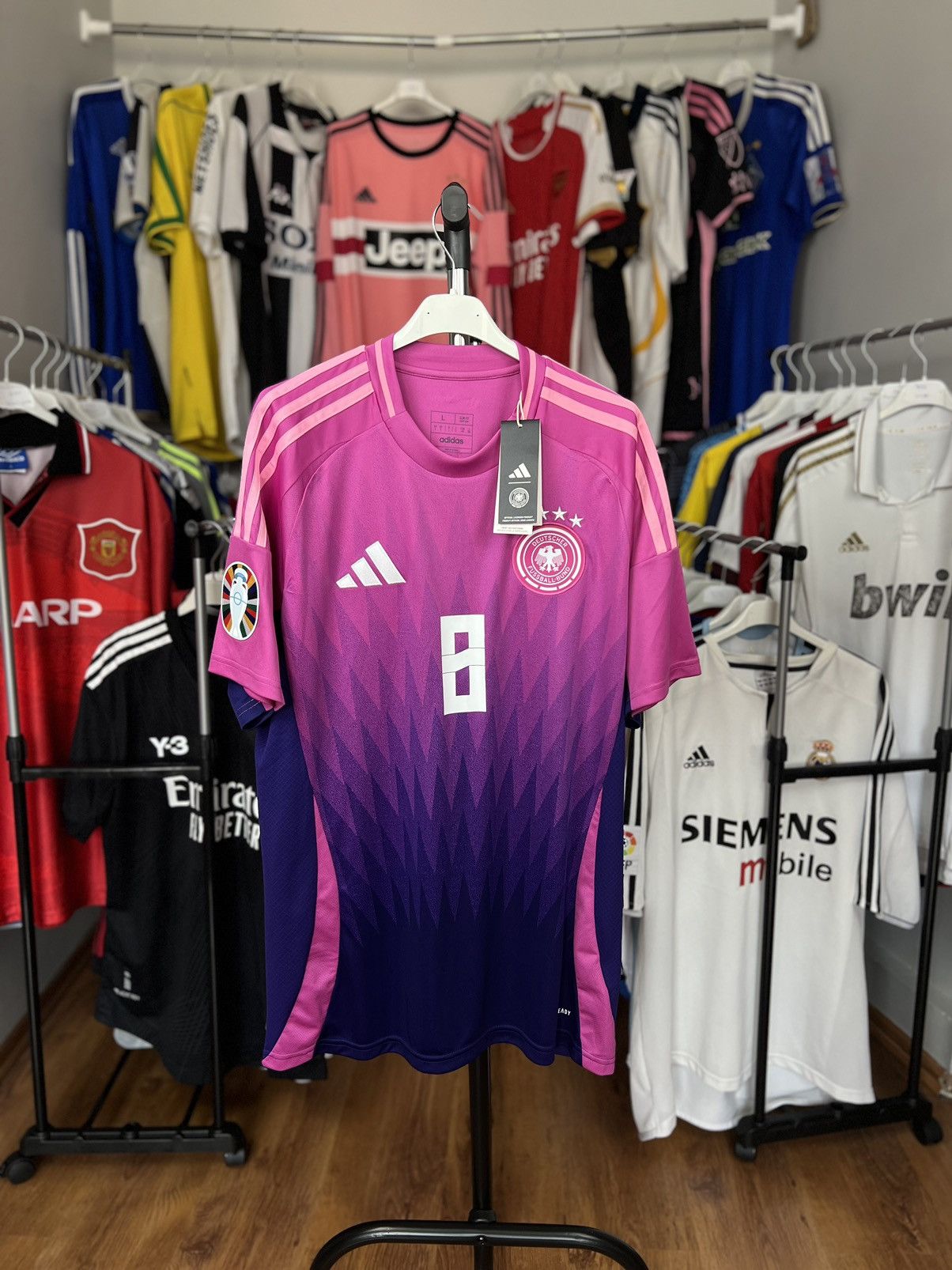 Adidas Jersey Germany 2024/25 Toni Kroos #8 Size US L / EU 52-54 / 3 - 2 Thumbnail