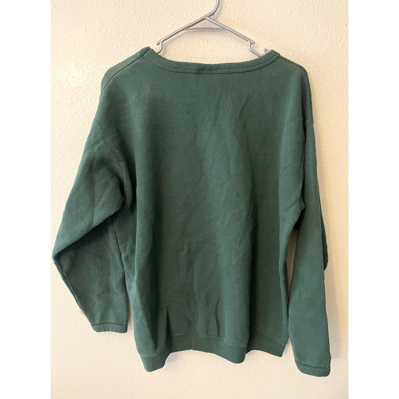 Lee Lee Sweatshirt Green Crewneck Pullover Size L Women USA Made in USA Casual Activewear All Seasons Heavyweight Vintage No Size L / US 10 / IT 46 - 2 Thumbnail