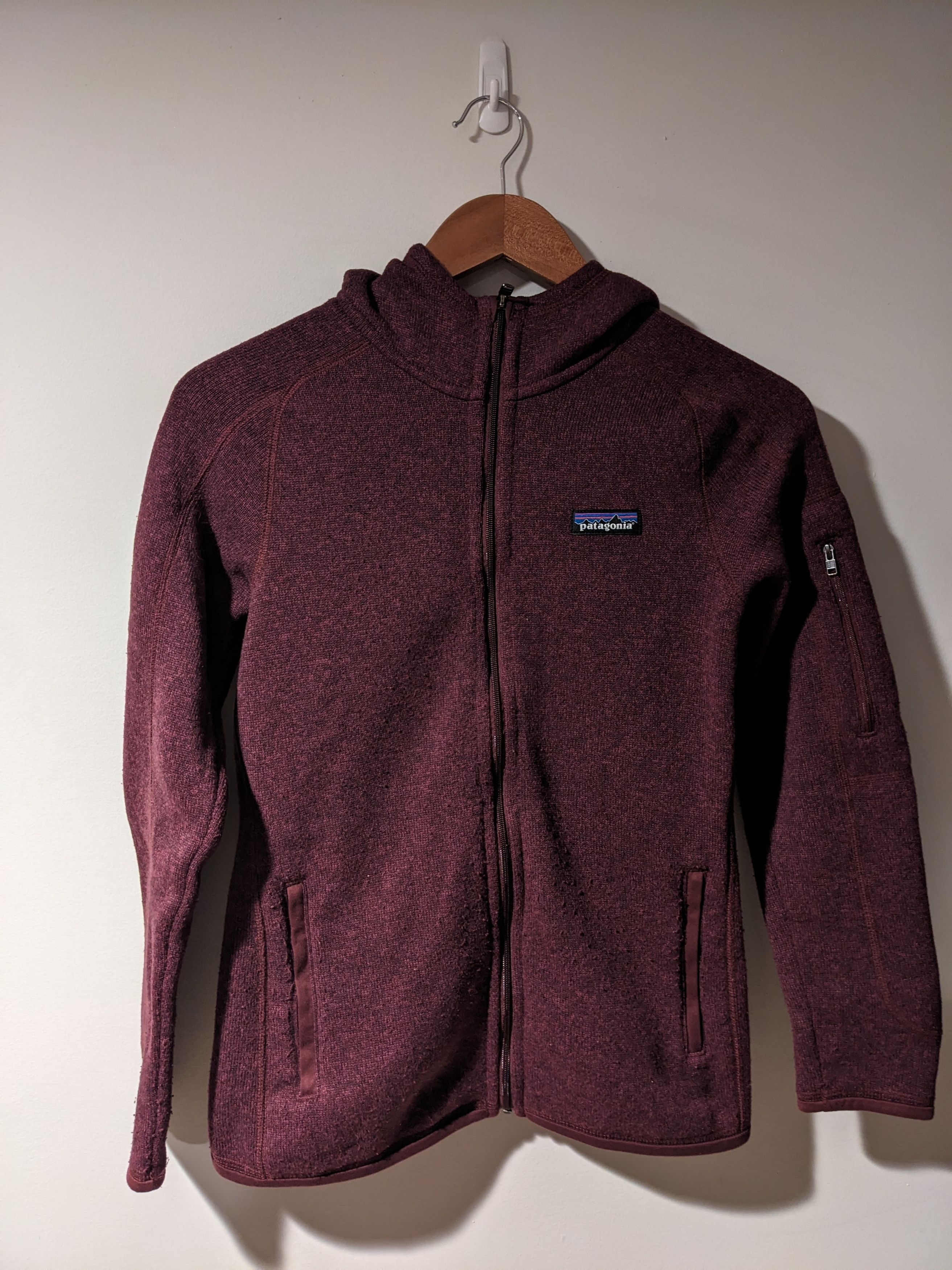 Designer × Patagonia Patagonia Womans Dark Currant Better Sweater Full-Zip Hoody Size XS / US 0-2 / IT 36-38 - 1 Thumbnail