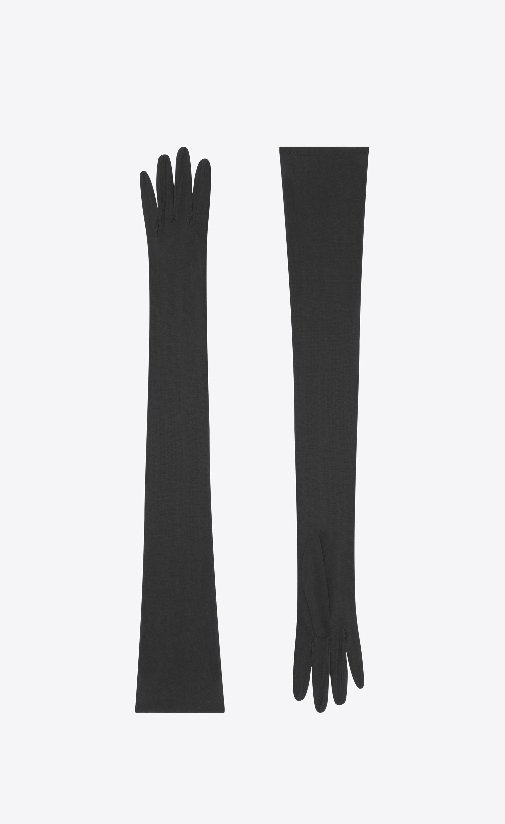 Saint Laurent Paris long gloves Size ONE SIZE - 1 Preview