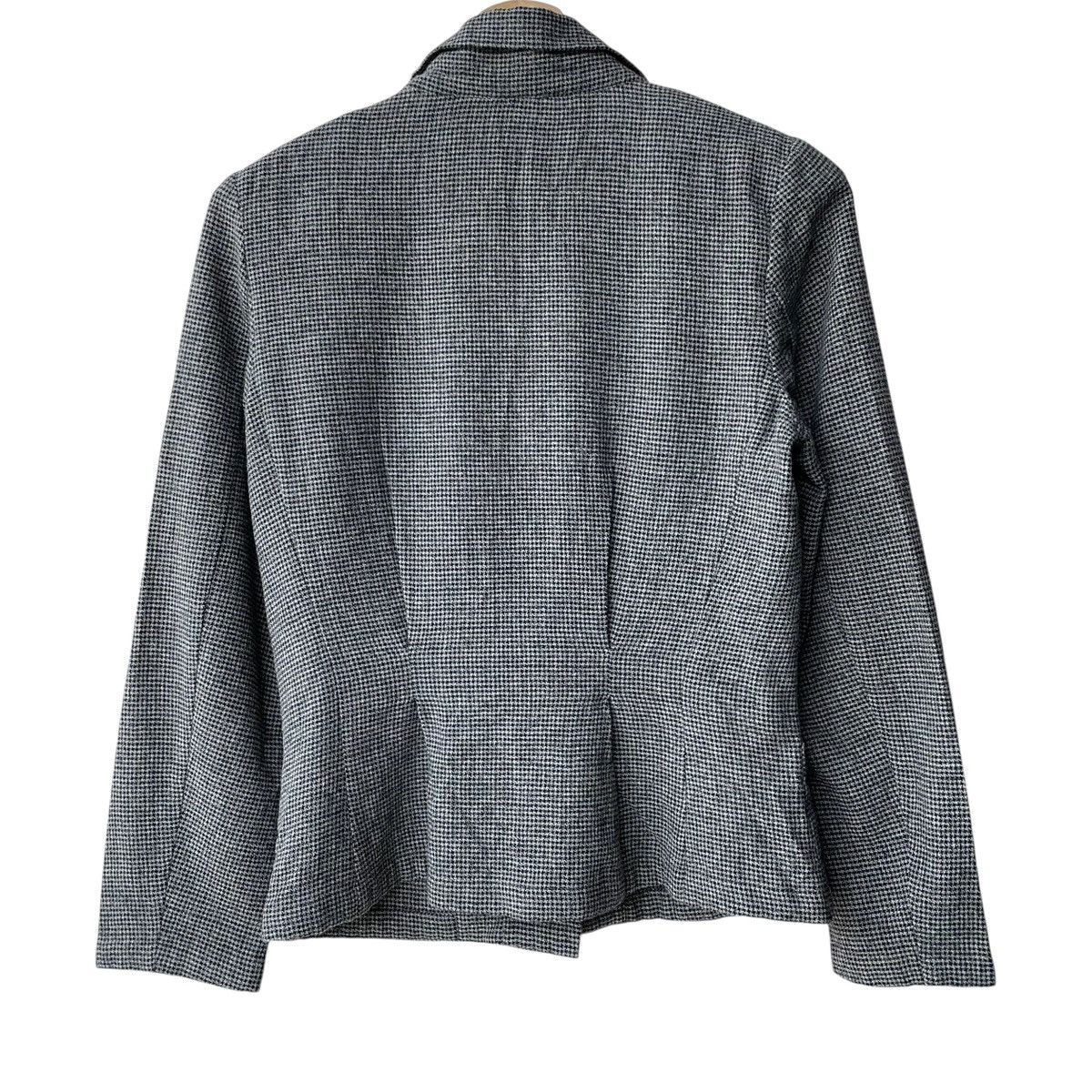 agnes b. Agnes B. Paris Designer Light Wool Ribbon Blazer Size XS / US 0-2 / IT 36-38 - 2 Thumbnail