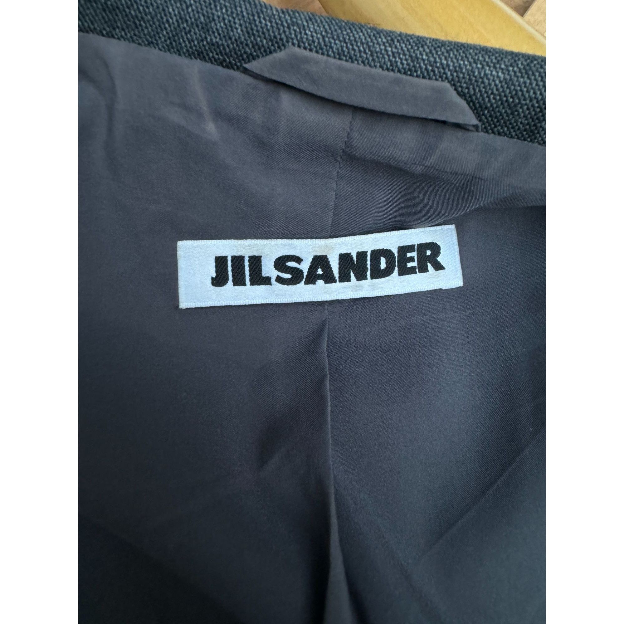 Jil Sander Grey Wool Blazer Jacket Size M / US 6-8 / IT 42-44 - 7 Thumbnail