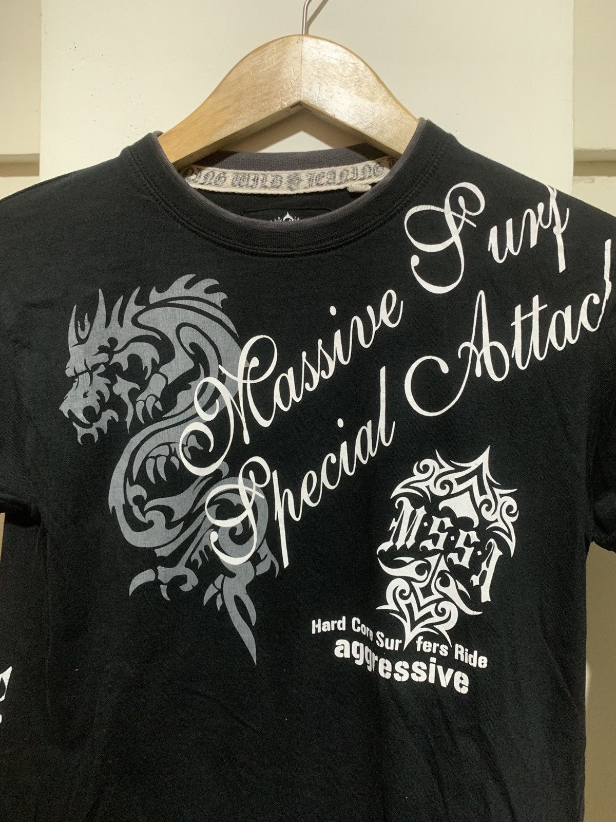 Japanese Brand Japanese Wild Ride Surf Style Double Layer Tee Shirt Size US S / EU 44-46 / 1 - 6 Thumbnail