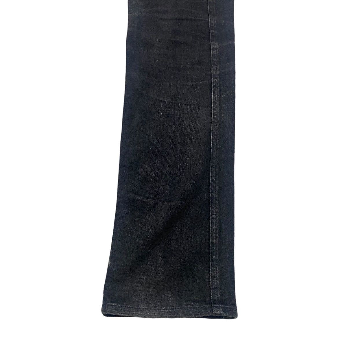 Japanese Brand HALB Black Assymetrical Denim Jeans Size US 30 / EU 46 - 16 Thumbnail