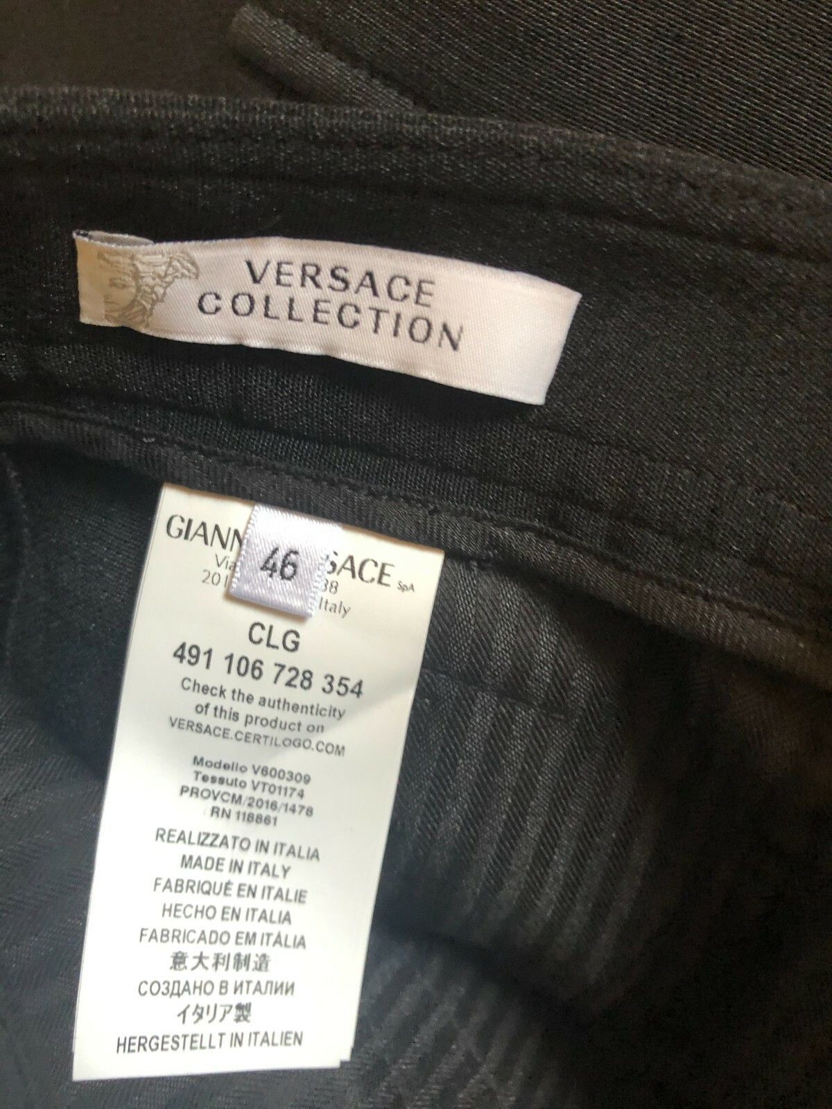 Versace Versace Black Casual Cargo Pants 46 EU Made in Italy Size US 30 / EU 46 - 9 Thumbnail