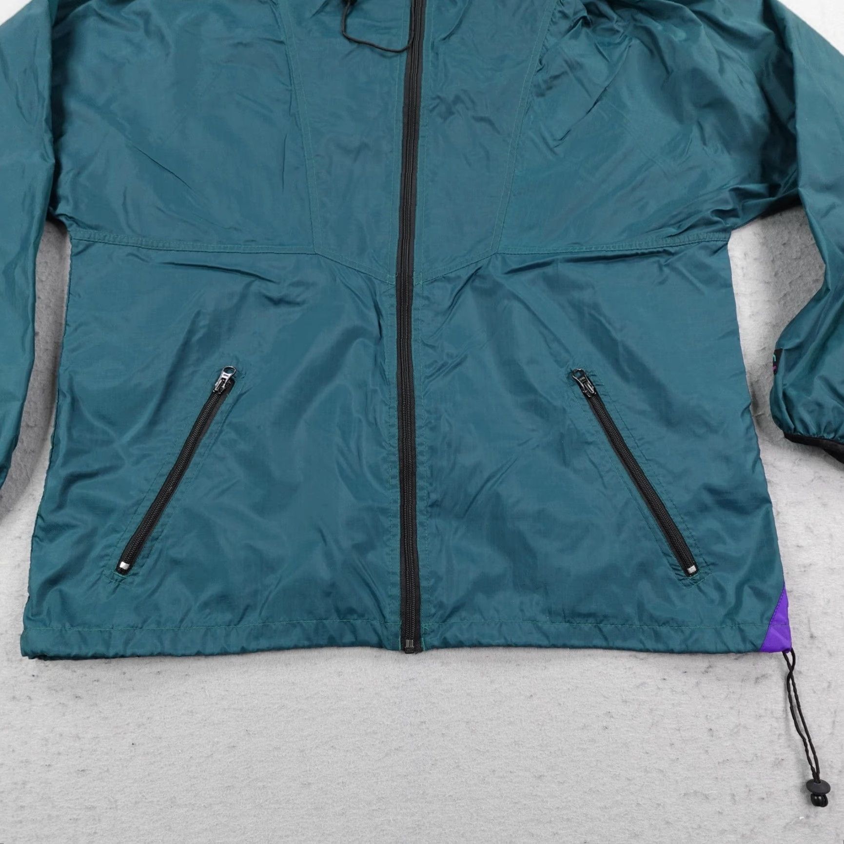 Helly Hansen VINTAGE Helly Hansen Jacket Men XS Blue Rain Coat Windbreaker Ripstop Zip Up 90s Jerky? Size US M / EU 48-50 / 2 - 3 Thumbnail