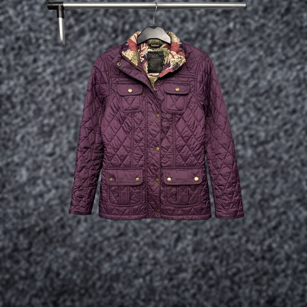 Barbour VINTAGE Barbour Ruskin Quilted Jacket Womens Barbour William Morris Jacket UK 8 QS Size S / US 4 / IT 40 - 1 Thumbnail